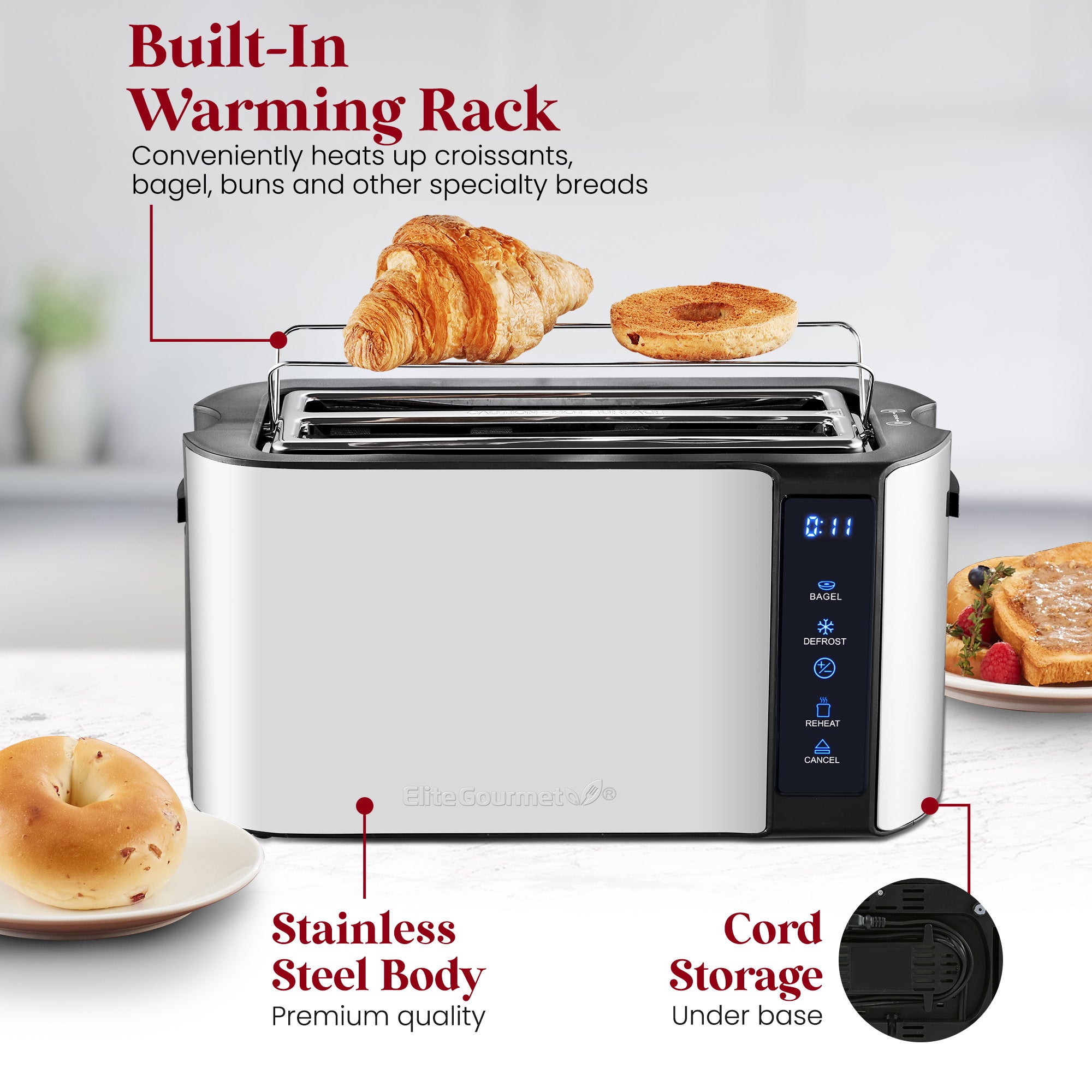 elite-gourmet-toasters-4-slice-digital-toaster-touch-4-scheiben image 5
