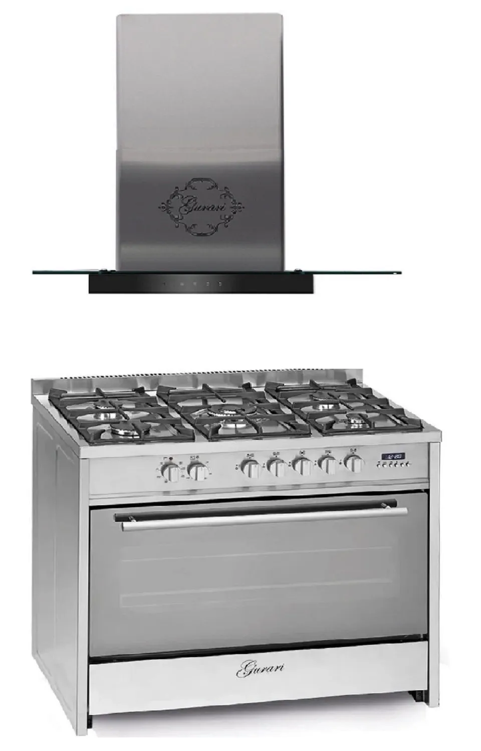 gurari-gch-e-911-x-gas-standherd-90cm-mit-t-466-haube image 1