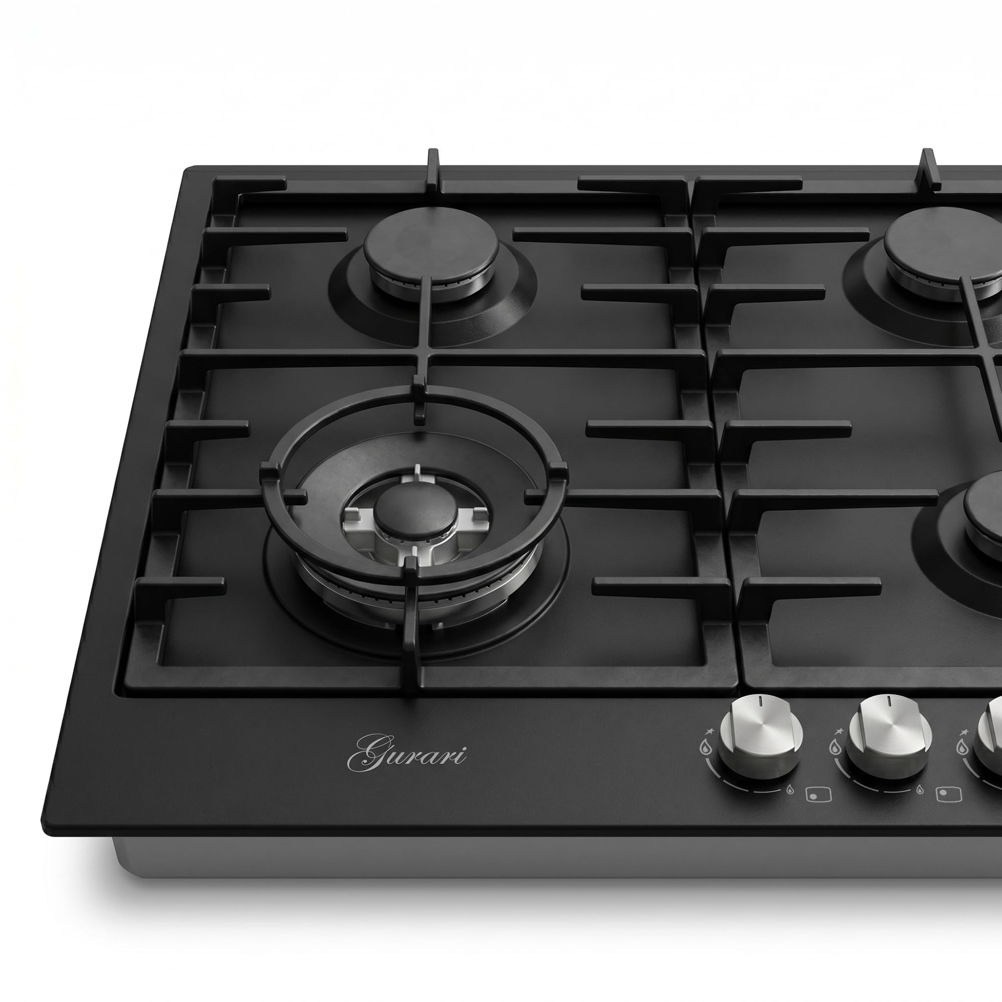gurari-gch-fb-905-bl-gaskochfeld-90-cm-schwarz-5-flammig image 3