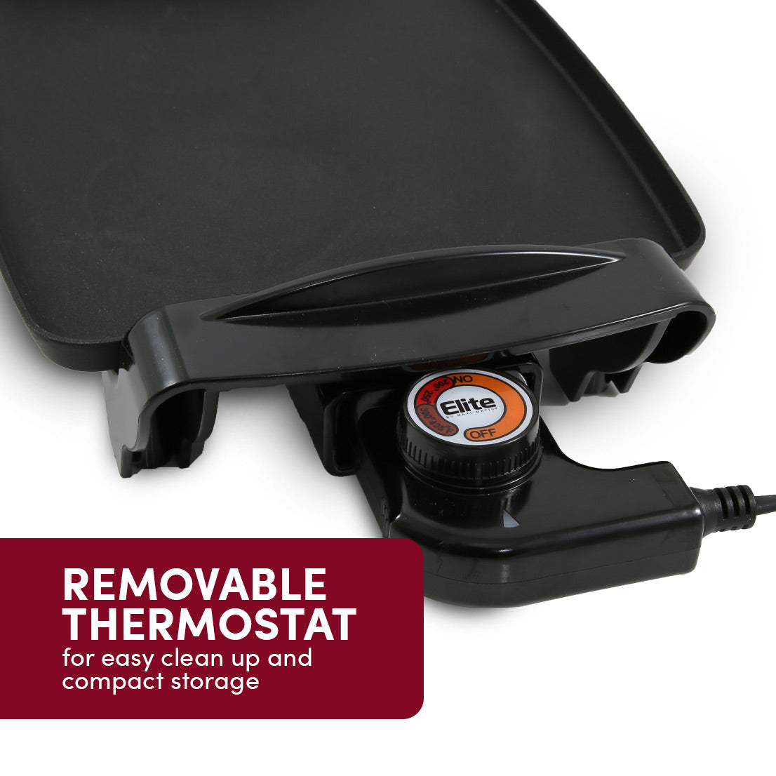 elite-gourmet-10-5-nonstick-grillplatte-elektrisch-26cm image 3