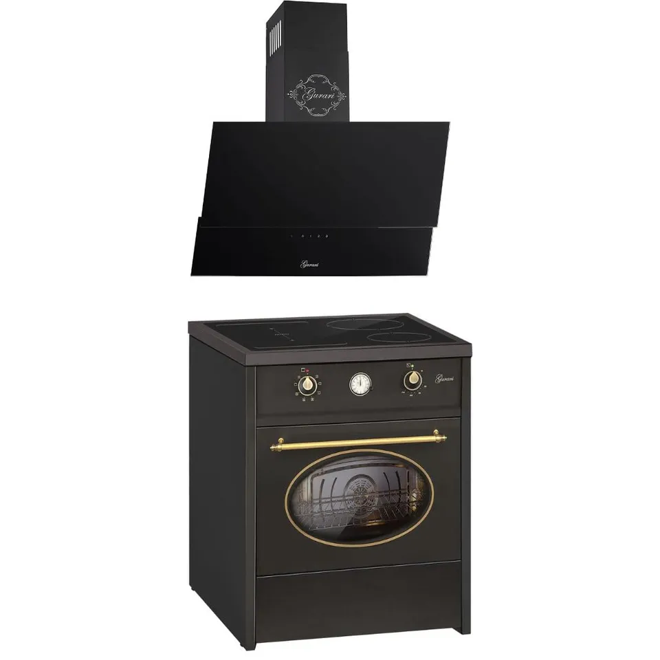 gurari-gch-e-612-bl-herdset-induktion-60cm-schwarz-prime-haube image 1