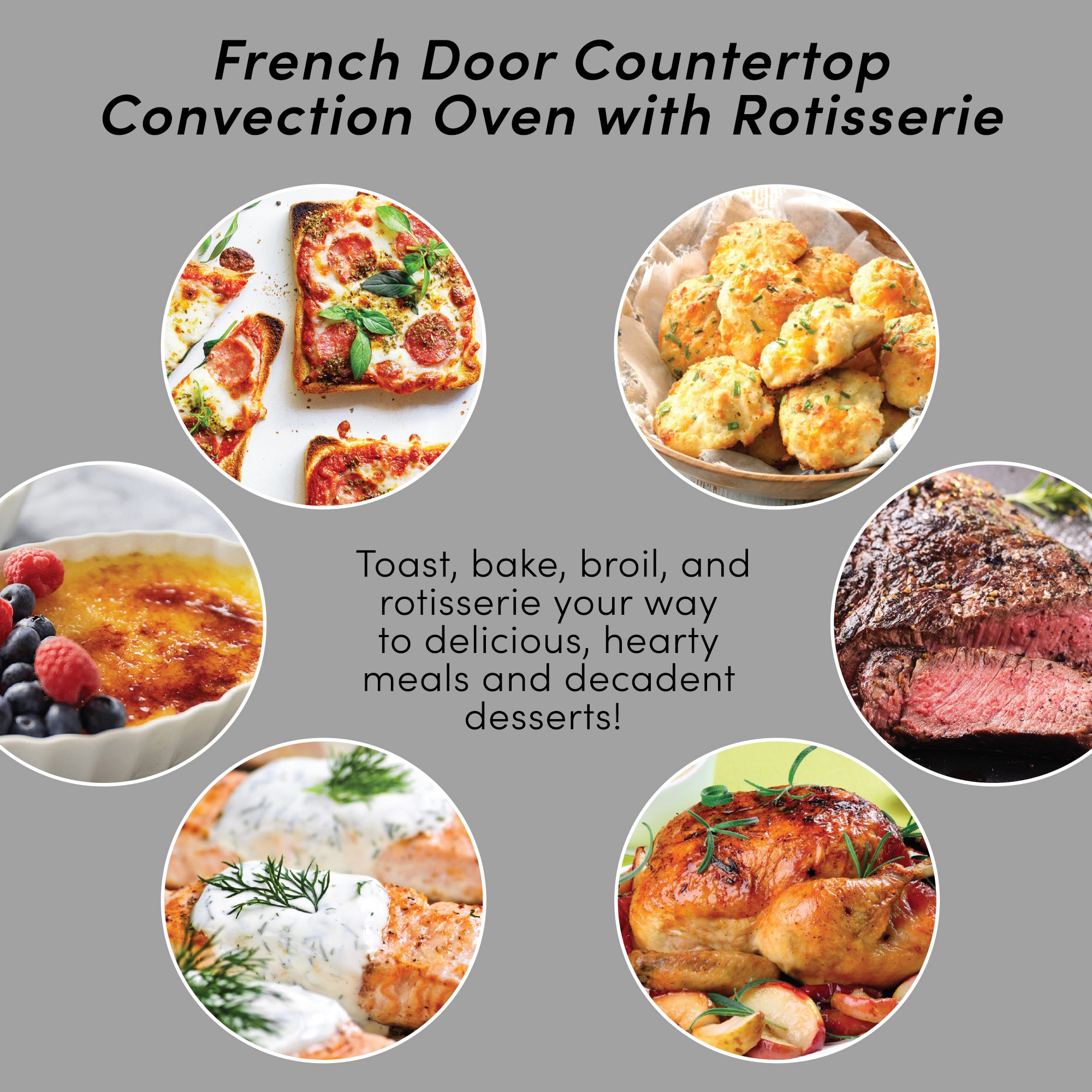 elite-gourmet-mini-backofen-45l-french-door-drehspie image 8