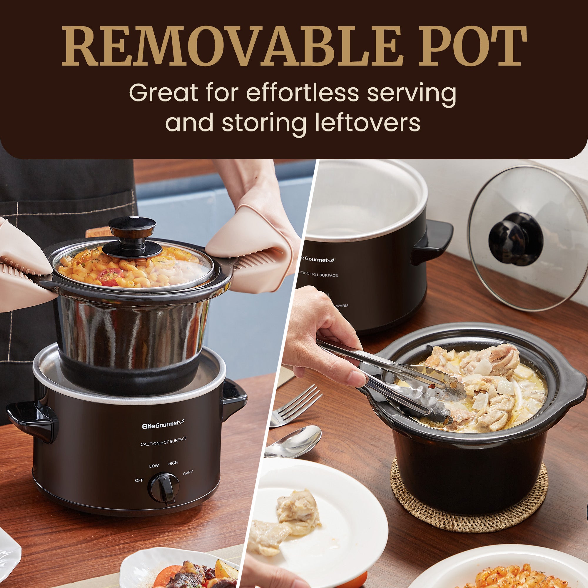elite-gourmet-slow-cooker-1-5-qt-wei-mit-glasdeckel image 8