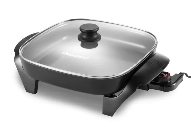 elite-gourmet-12-elektropfanne-30cm-antihaft-glasdeckel image 1