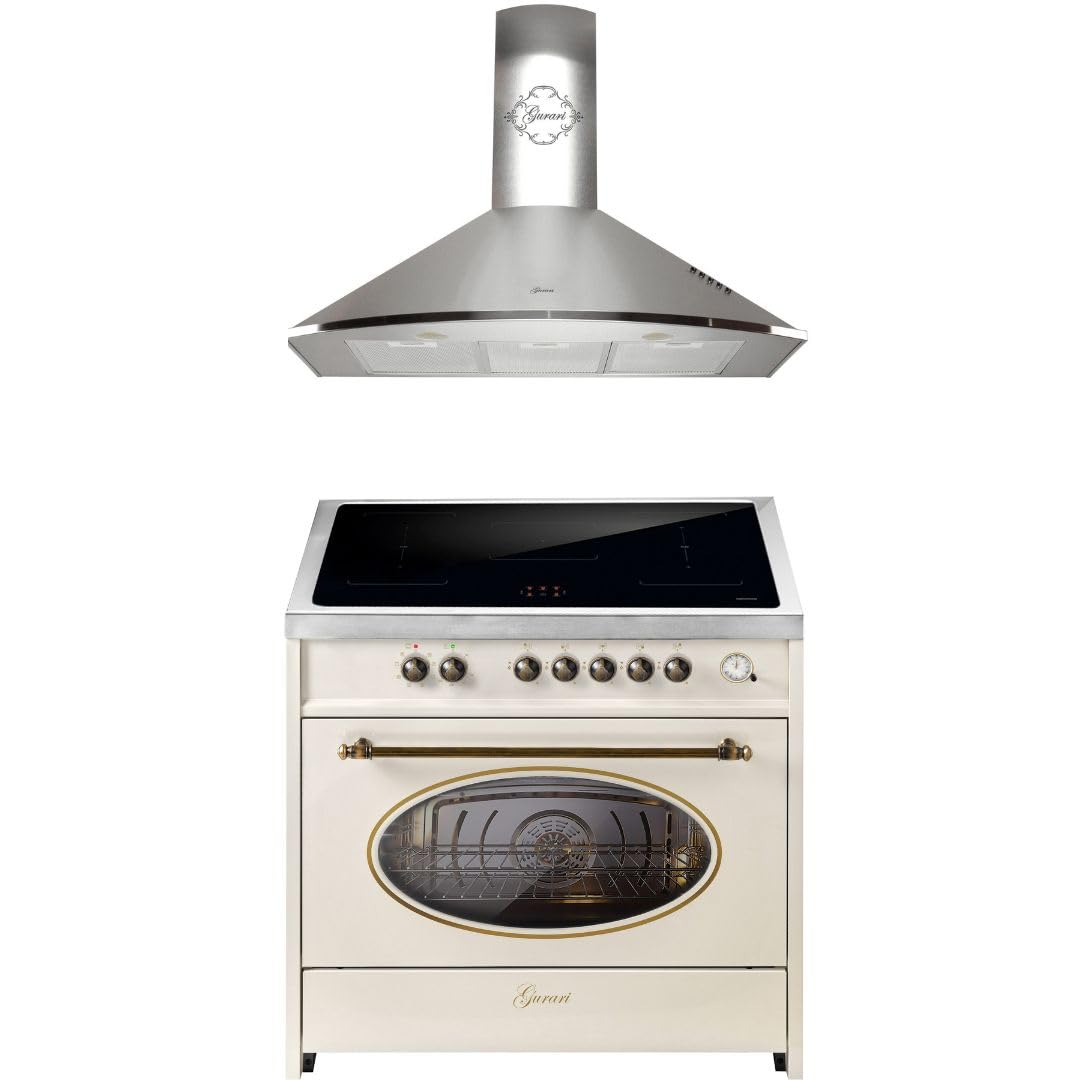 gurari-e-913-ru-cr-standherd-90cm-edelstahl-haube-flex image 1