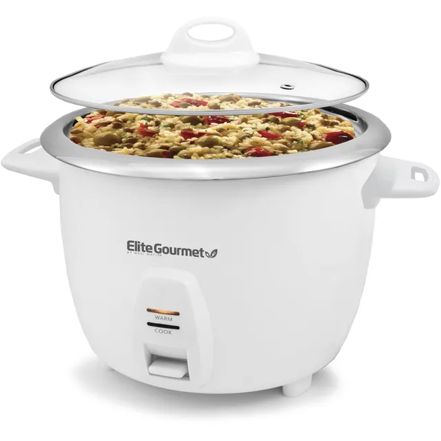 elite-gourmet-erc-2010-reiskocher-10-cups-schwarz-edelstahl image 1