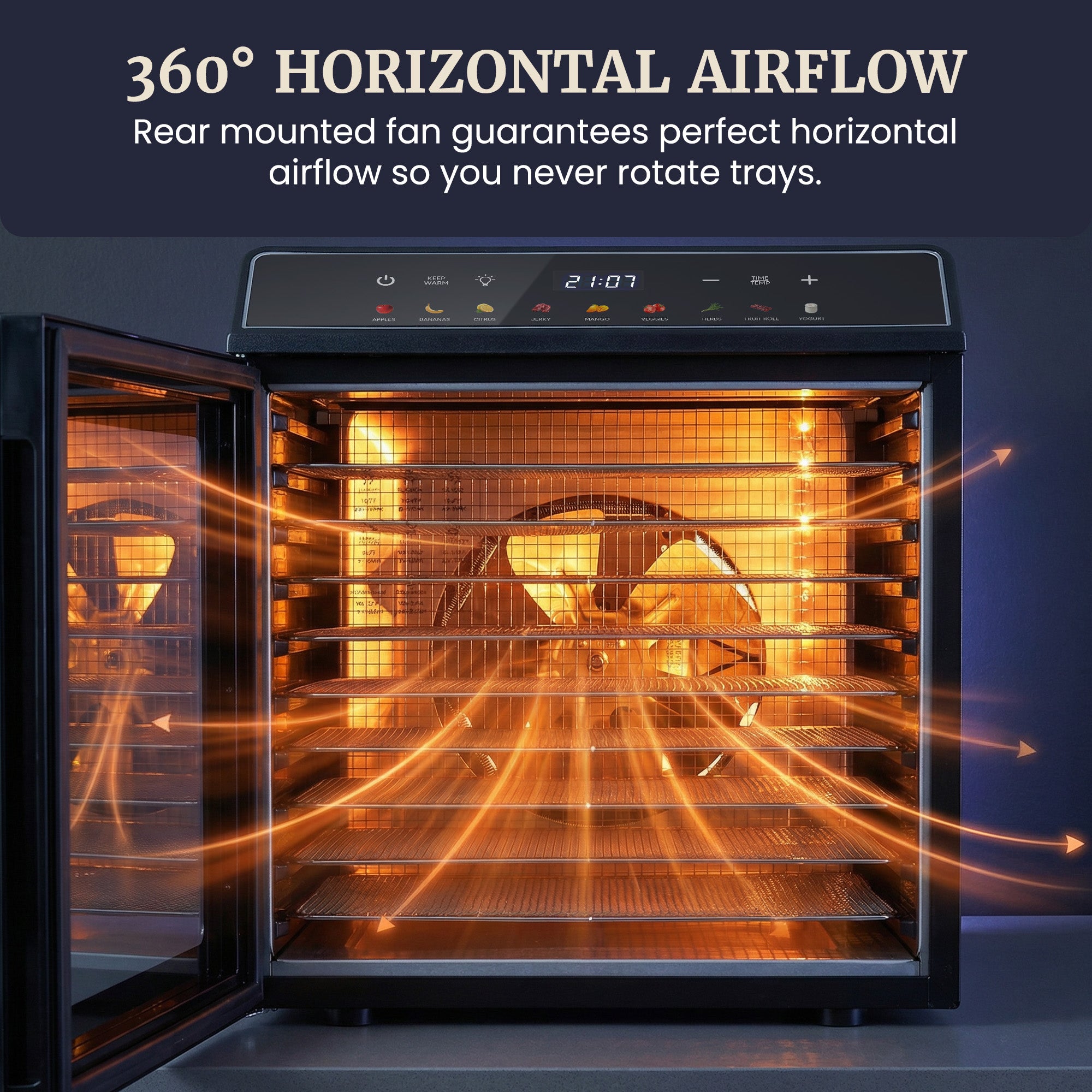 elite-gourmet-food-dehydrators-d-rrautomat-10-ebenen-digital image 3