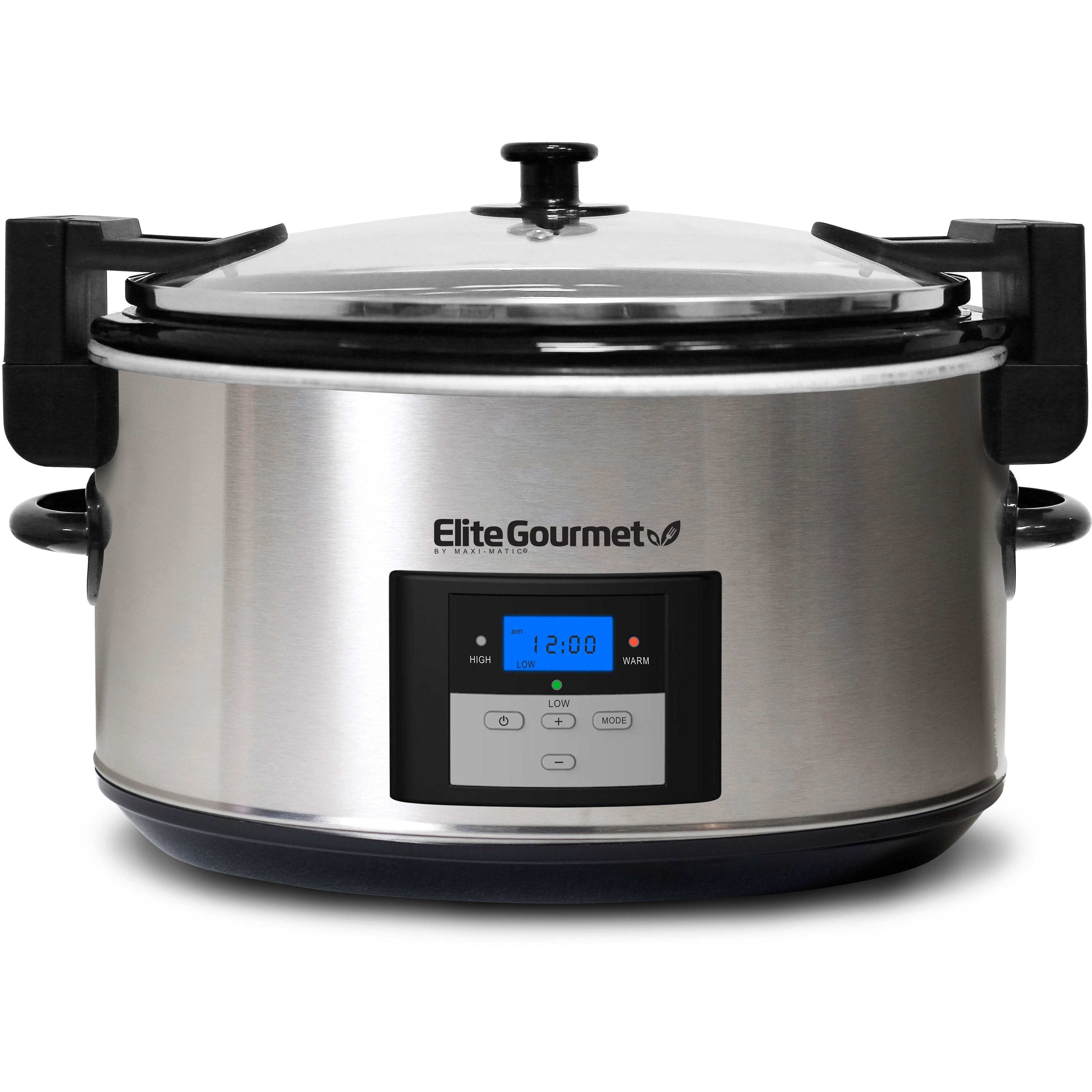 elite-gourmet-slow-cookers-8-5-qt-slow-cooker-programmierbar-edelstahl image 1