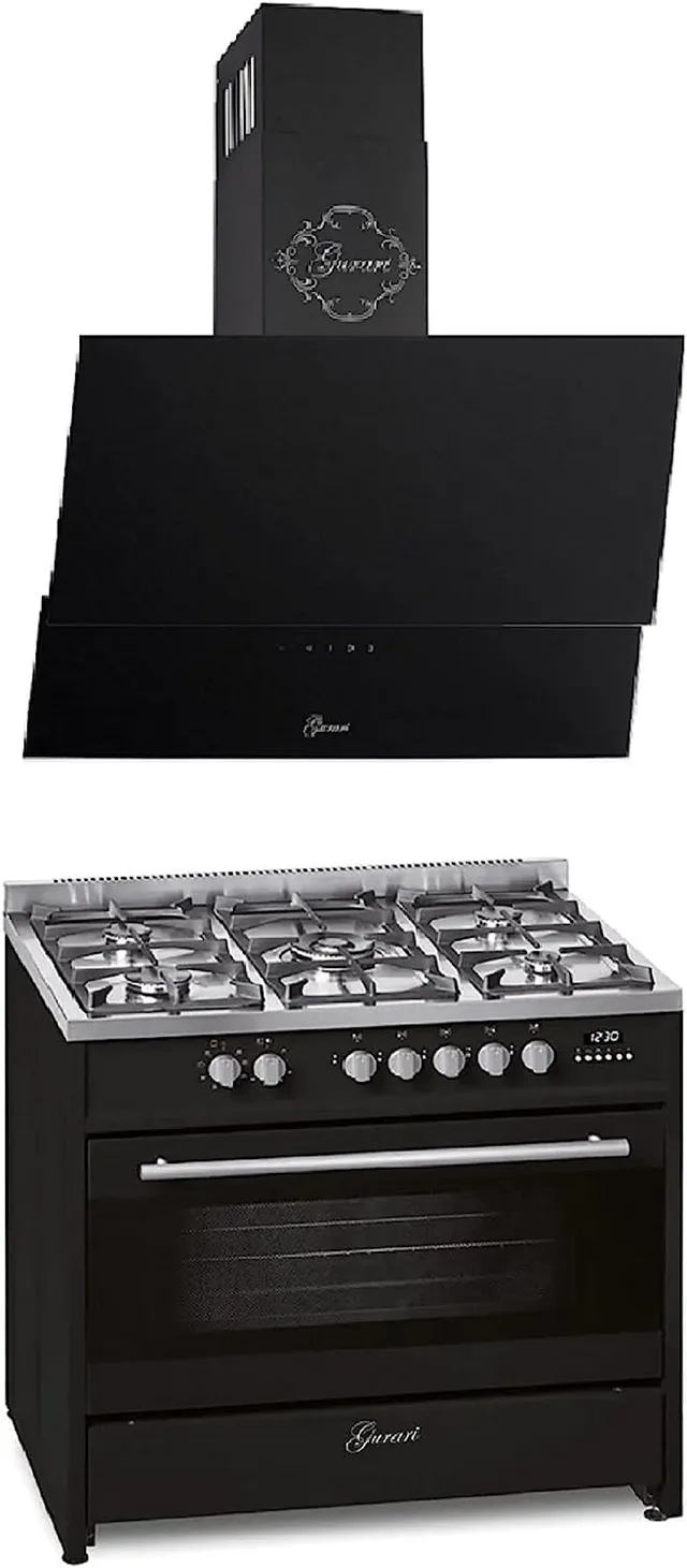 gurari-gch-e-911-bl-standherd-90-cm-gas-elektro-121l-kopffreihaube image 1