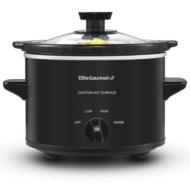 elite-gourmet-slow-cooker-1-5-qt-wei-mit-glasdeckel image 1
