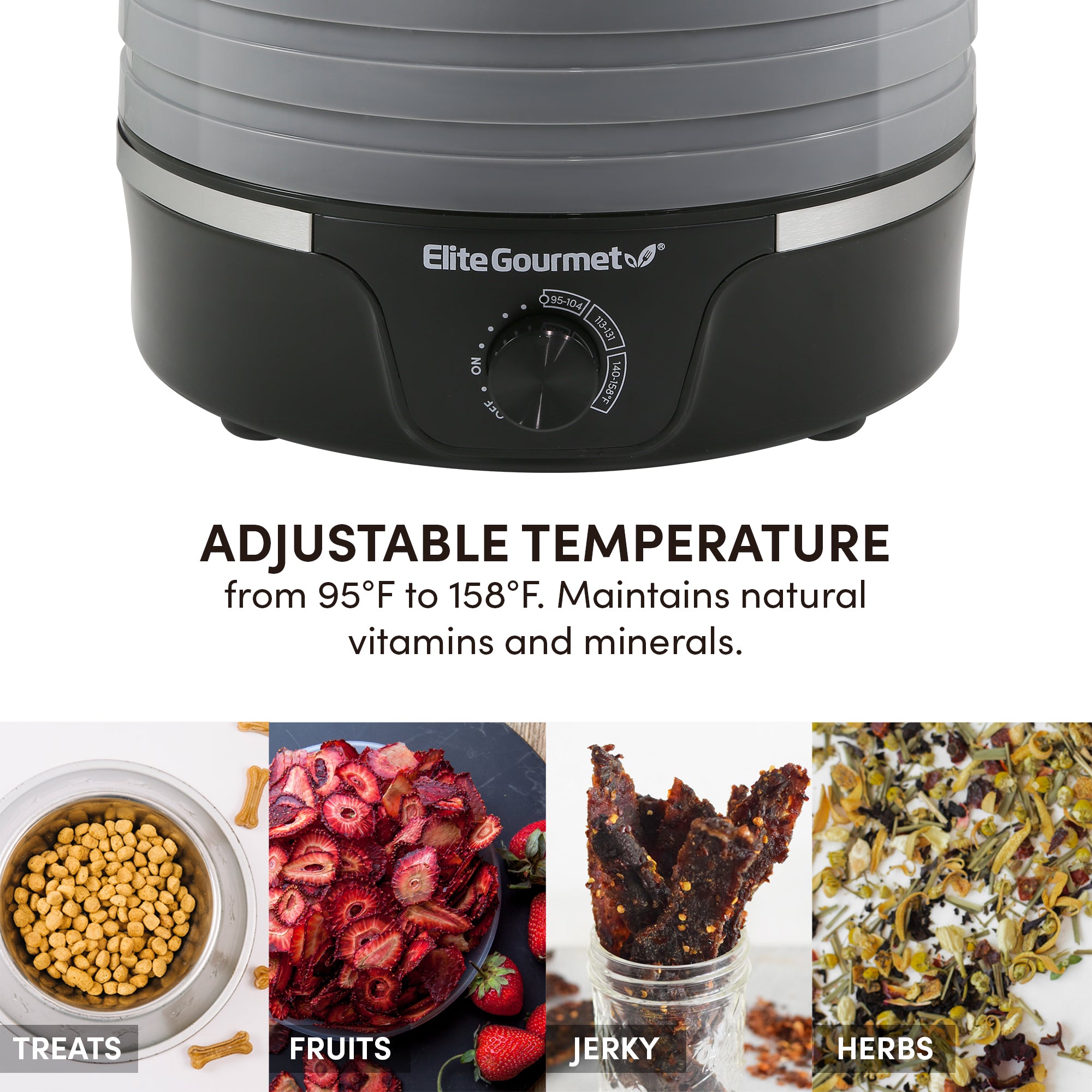 elite-gourmet-5-tier-d-rrautomat-350w-5-ebenen image 3
