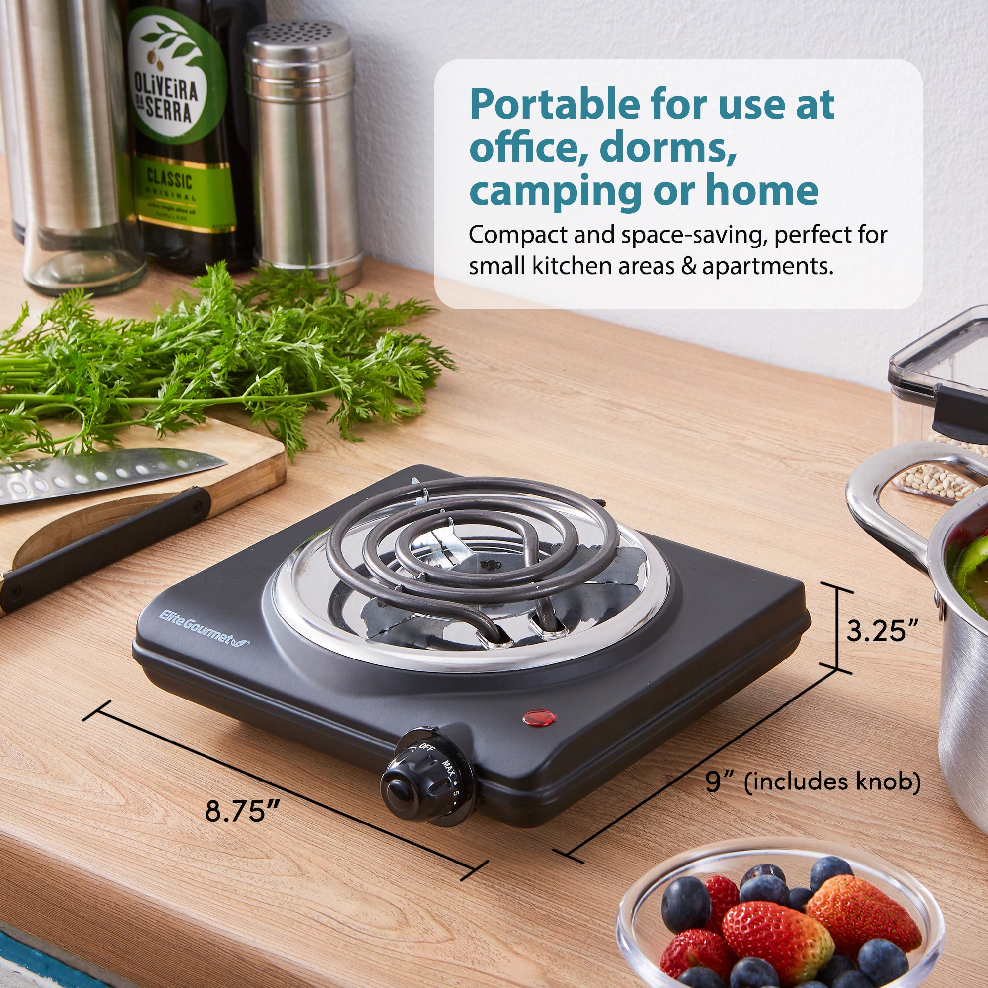 elite-gourmet-hot-plates-kochplatte-1000w-spirale image 7