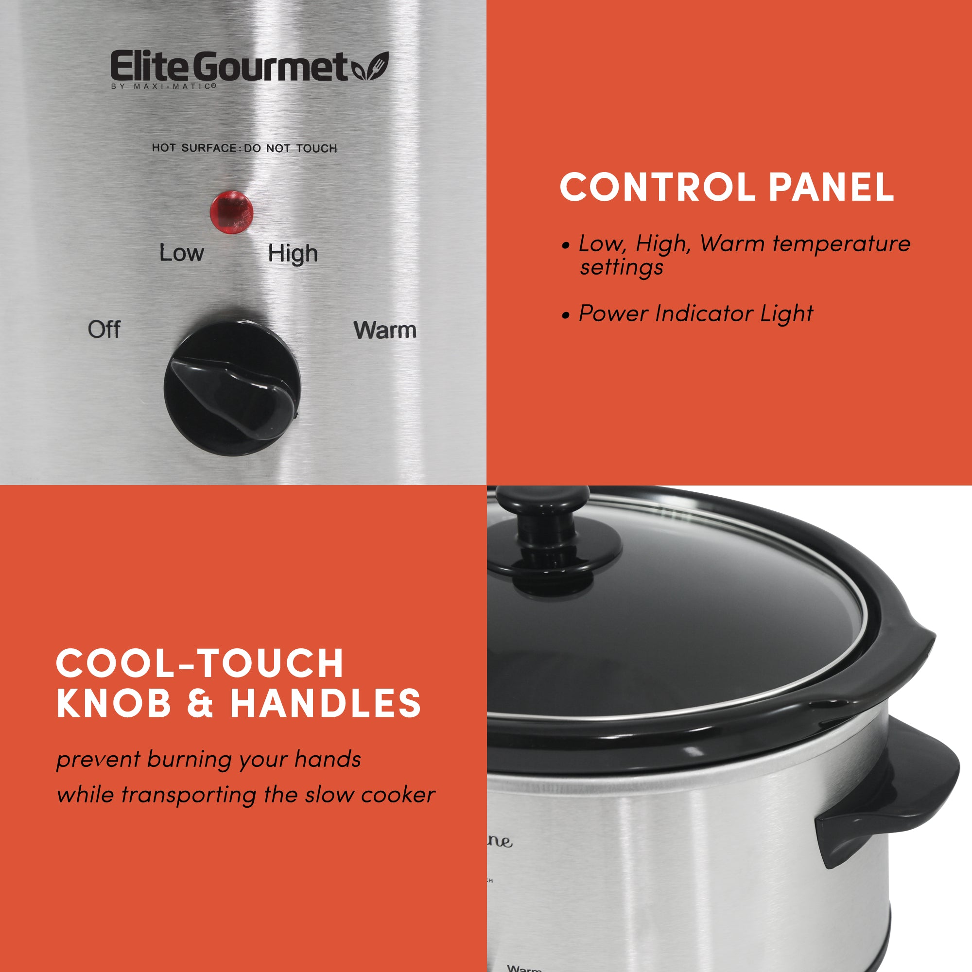 elite-gourmet-slow-cookers-5-qt-slow-cooker-schongarer-mit-mini-dipper image 5