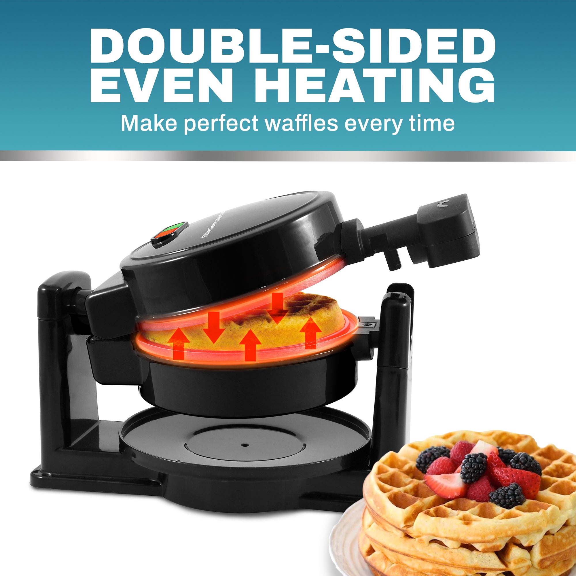 elite-gourmet-flip-waffeleisen-5-zoll-drehbar image 4