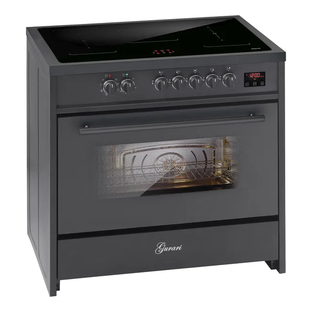 gurari-gch-e-913-bl-induktions-standherd-90cm-schwarz-121l image 1