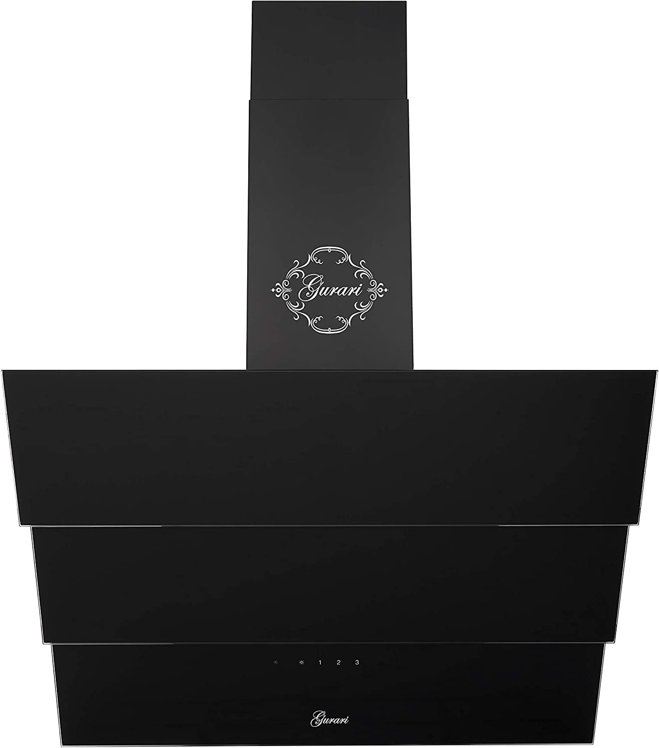 gurari-gch-d-267-bl-6-prime-dunstabzugshaube-60-cm-schwarz-1000m-h image 1