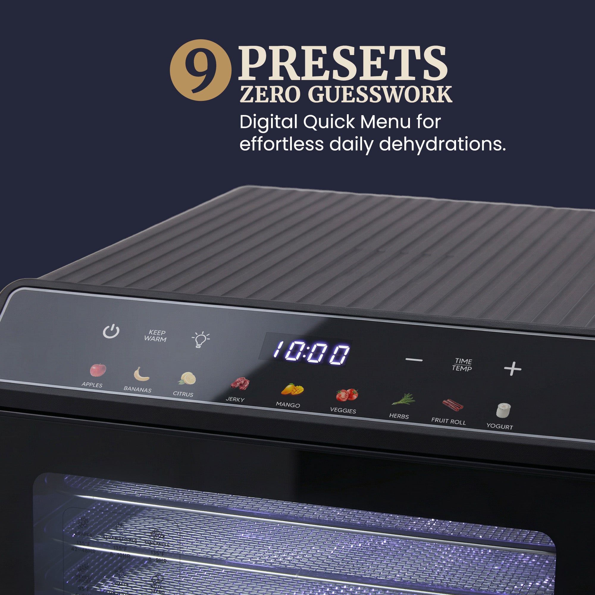elite-gourmet-food-dehydrators-d-rrautomat-10-ebenen-digital image 2