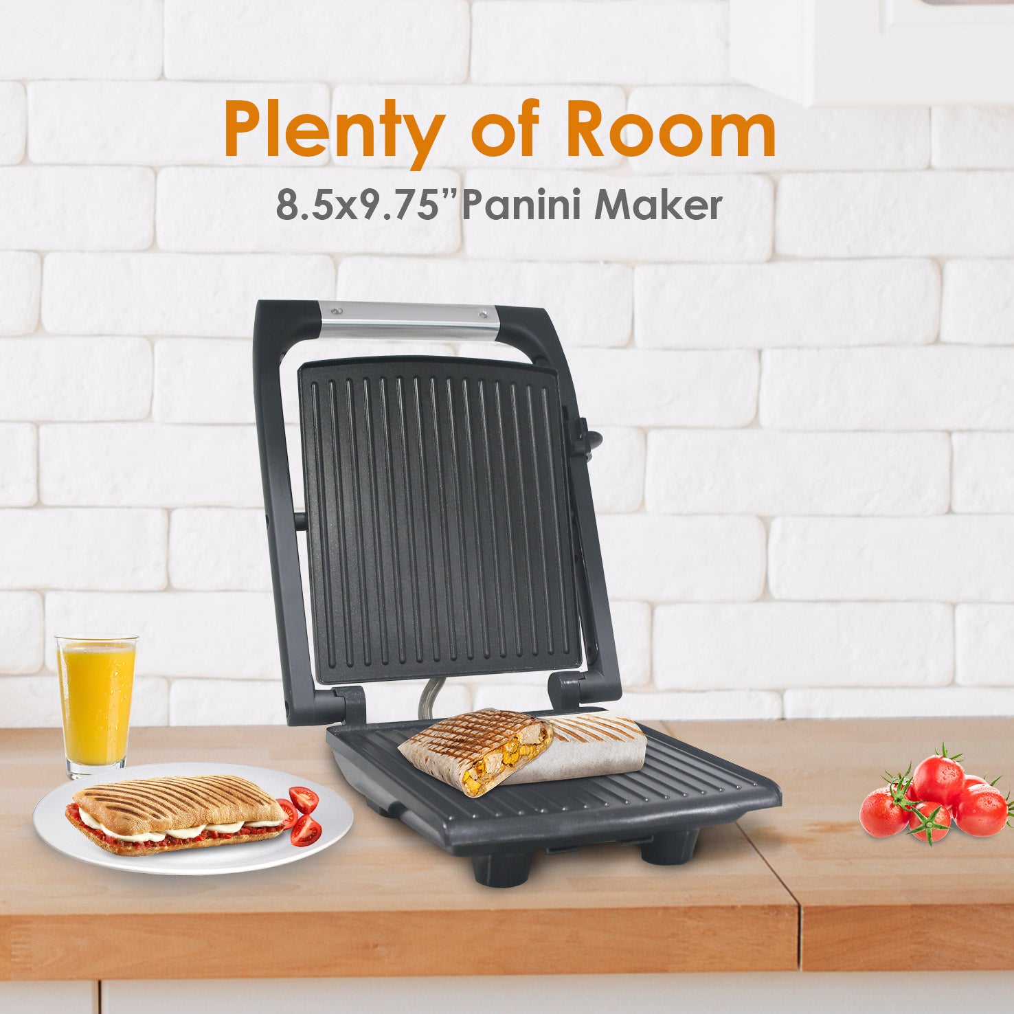 elite-gourmet-epn-2811-panini-grill-kontaktgrill-edelstahl-1000w image 4
