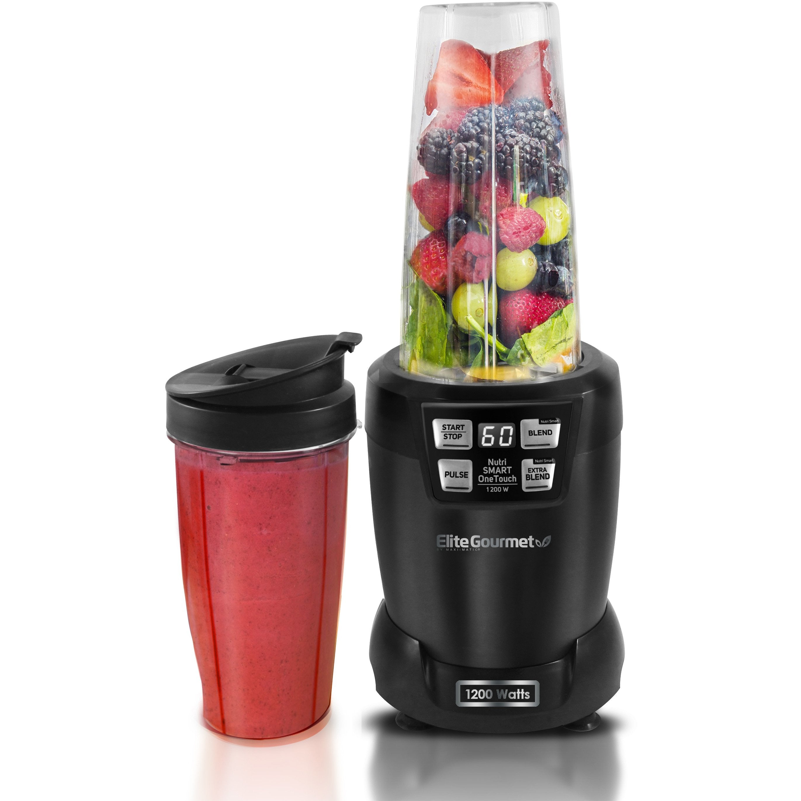 elite-gourmet-hi-q-nutri-smart-mixer-1200w-2-becher image 2