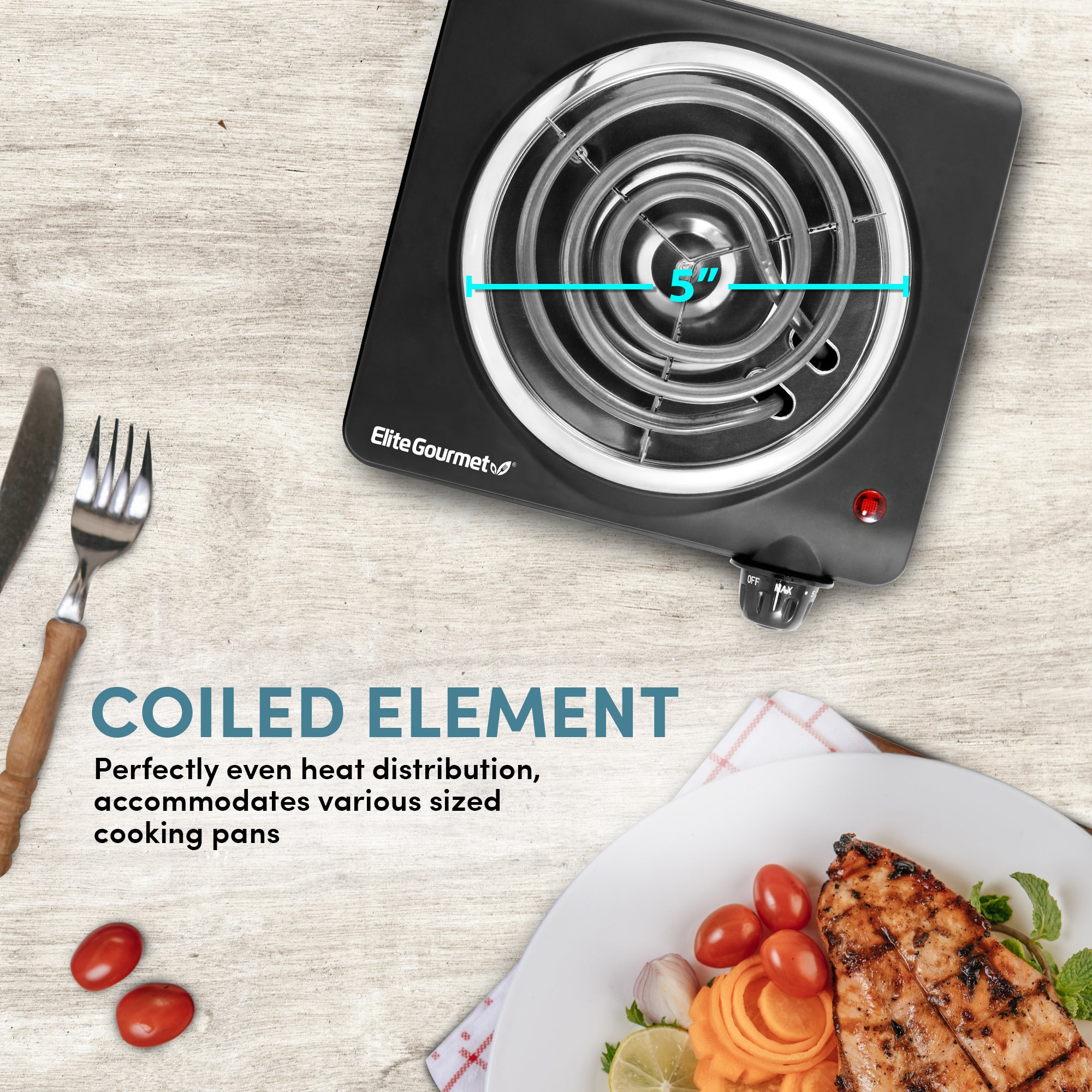 elite-gourmet-hot-plates-kochplatte-1000w-spirale image 3