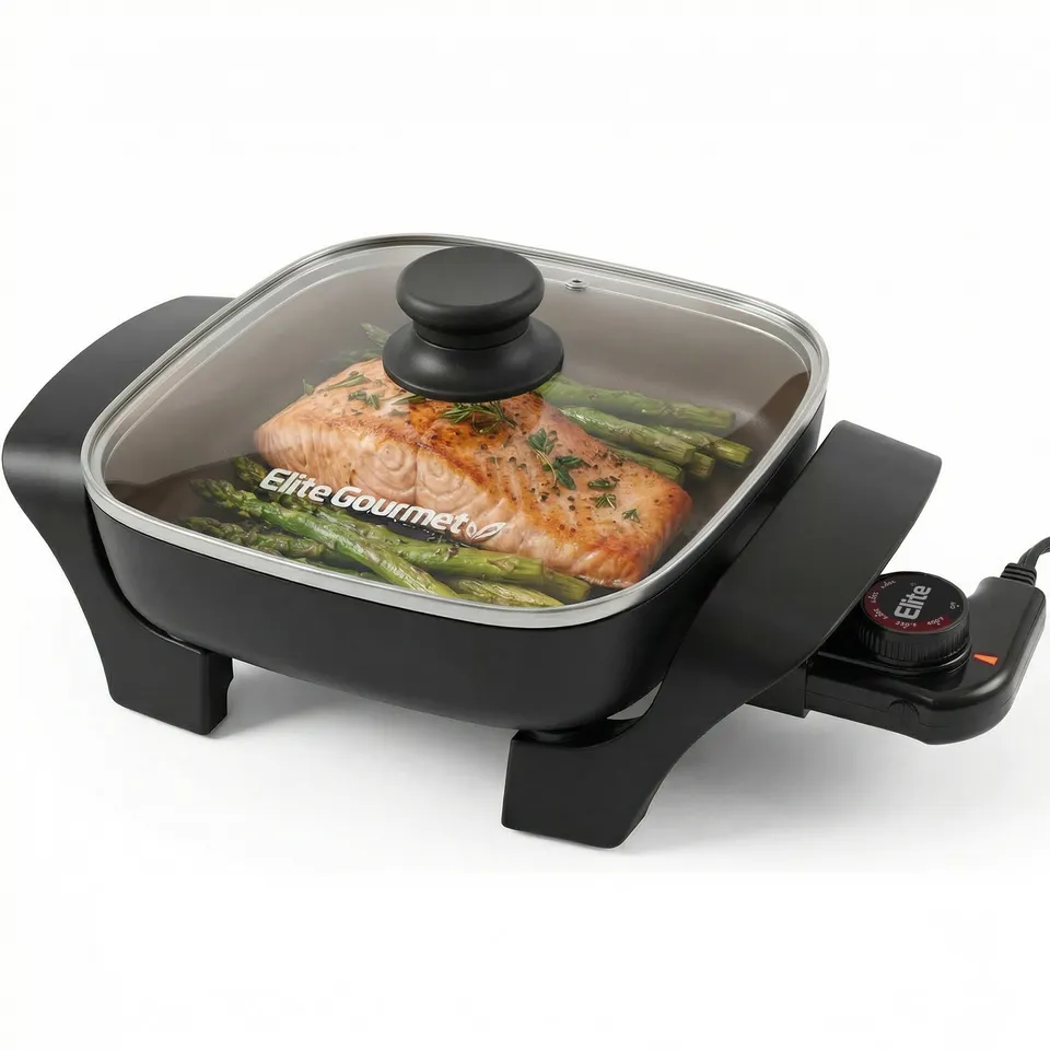 elite-gourmet-eg808c-elektropfanne-20-cm-keramik-pfas-frei image 1