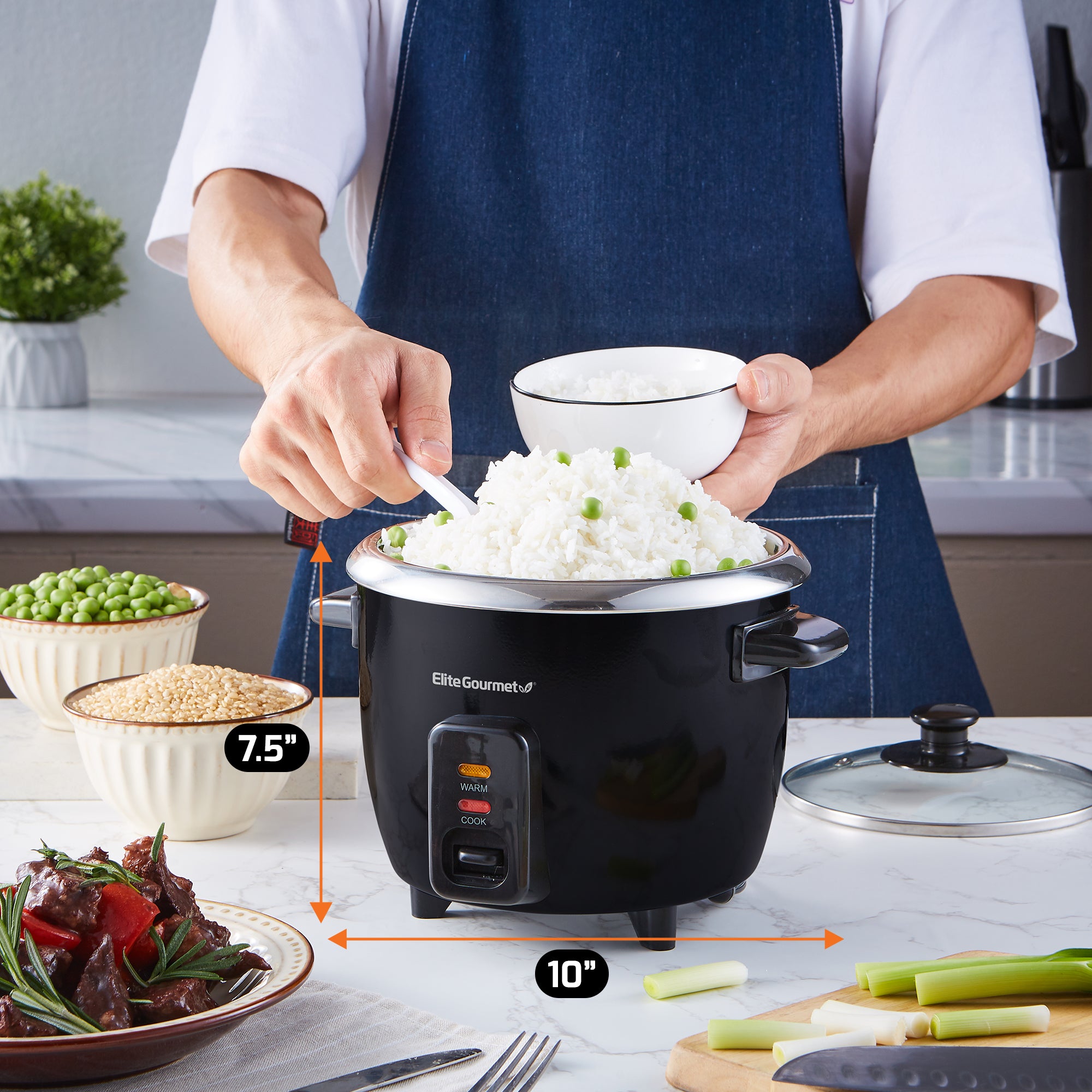 elite-gourmet-reiskocher-6-cups-edelstahl-warmhalten image 5