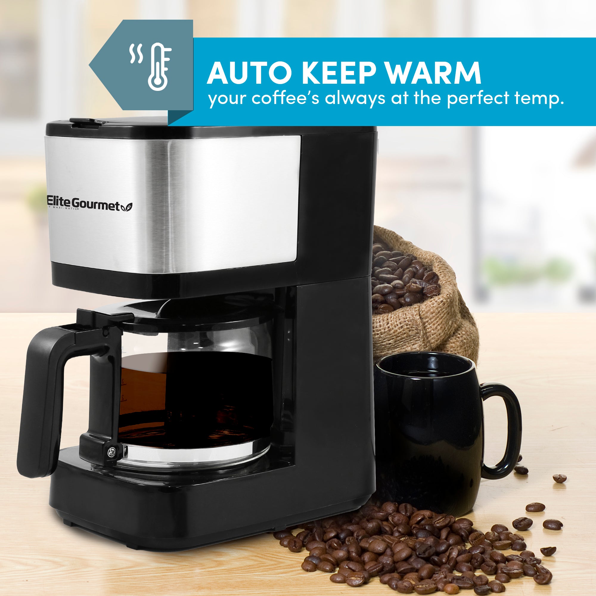 elite-gourmet-coffee-makers-filterkaffeemaschine-5-tassen-glas image 4