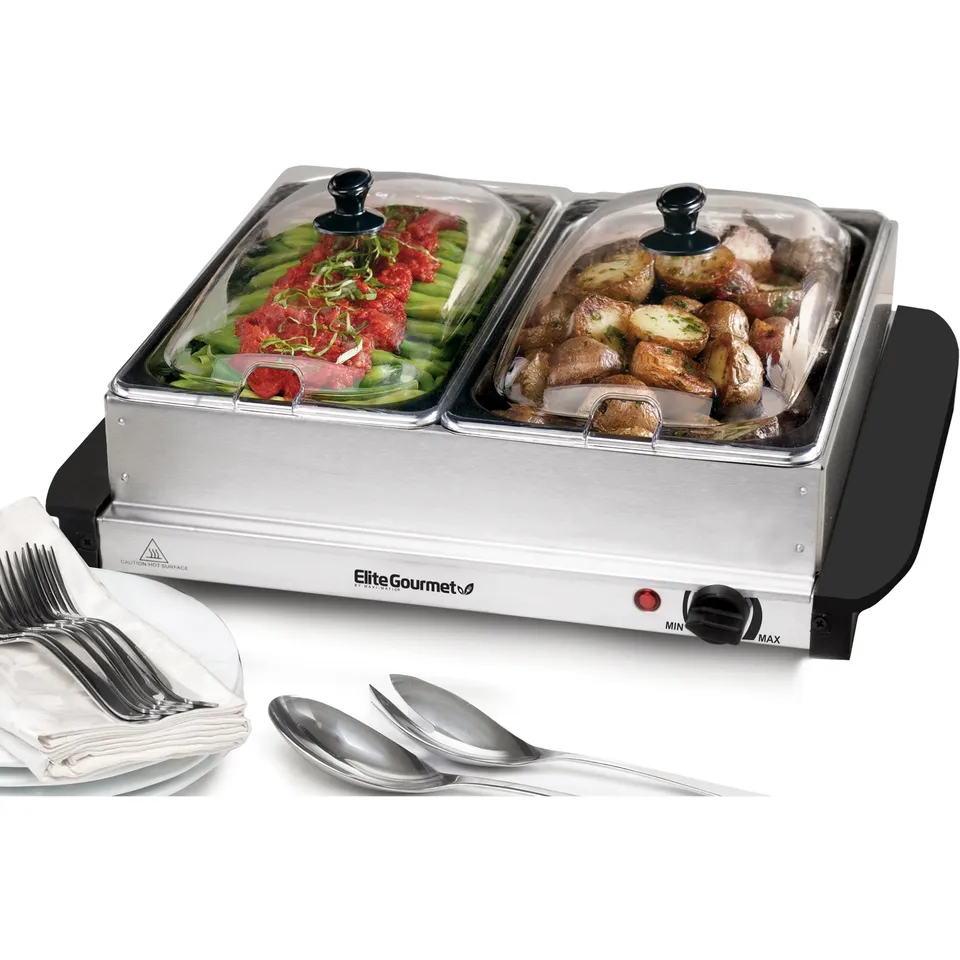 elite-gourmet-buffet-servers-5-qt-warmhalteplatte-edelstahl image 1