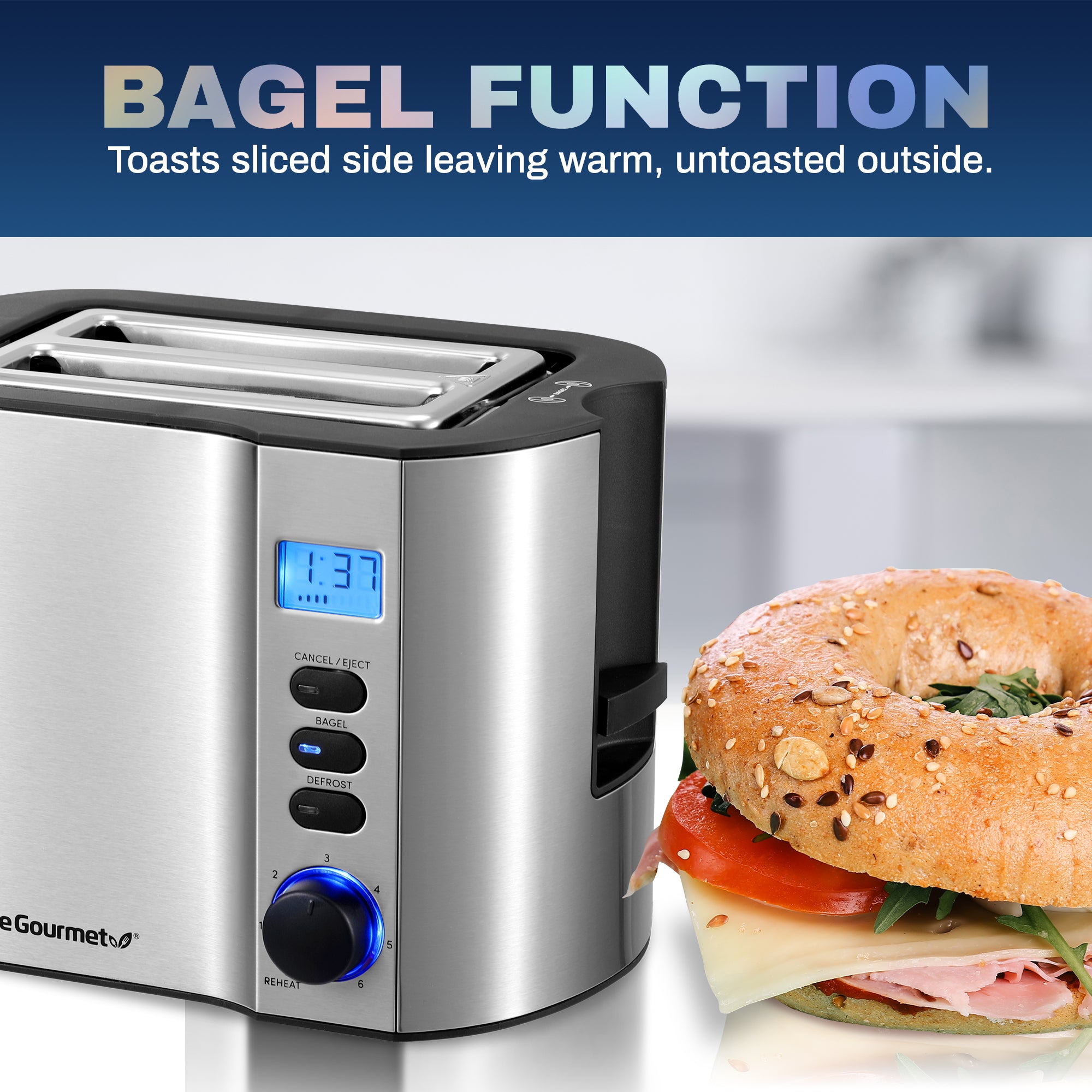elite-gourmet-toaster-2-scheiben-display-w-rmerost image 2