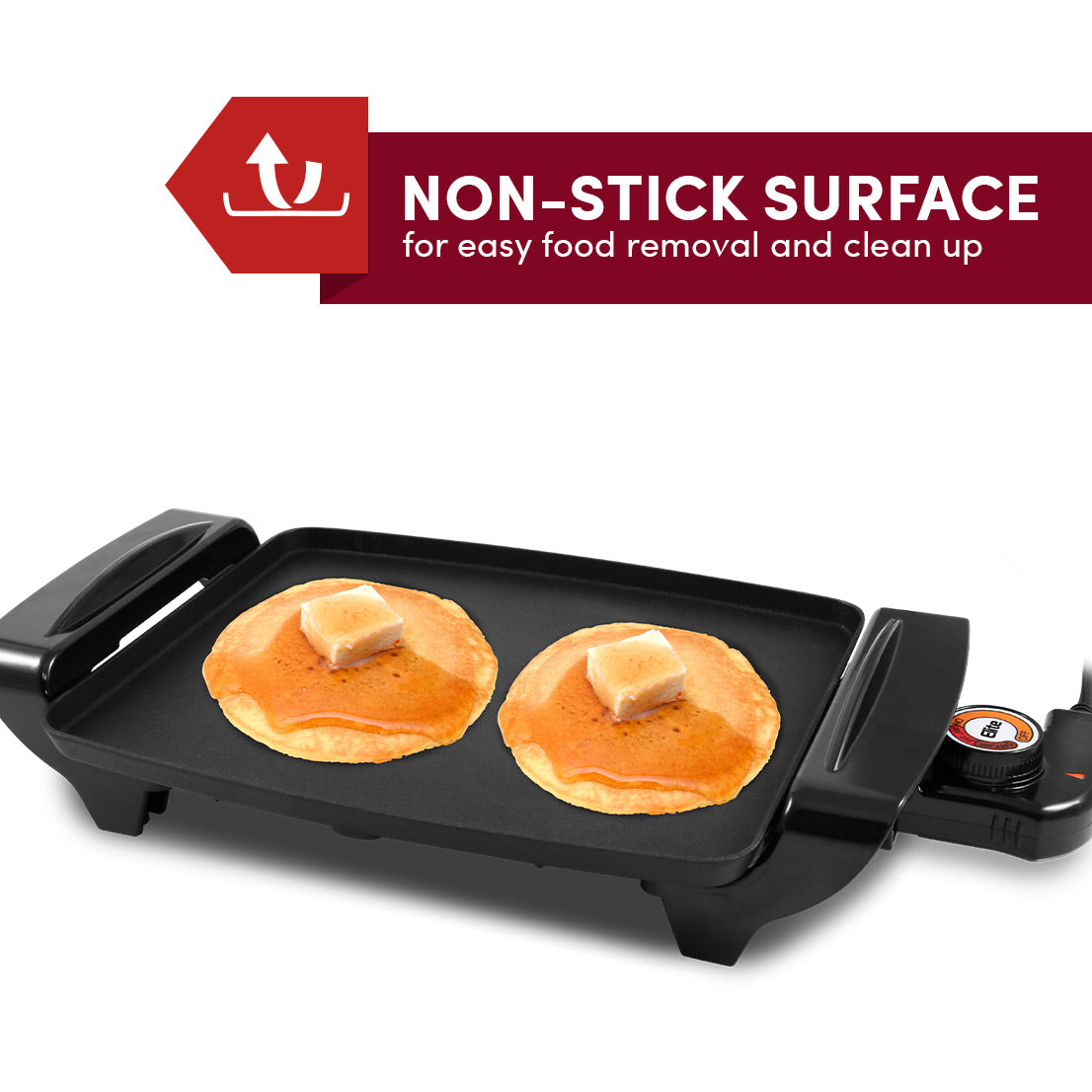 elite-gourmet-10-5-nonstick-grillplatte-elektrisch-26cm image 5