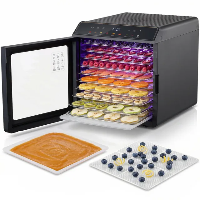 elite-gourmet-food-dehydrators-d-rrautomat-10-ebenen-digital image 1