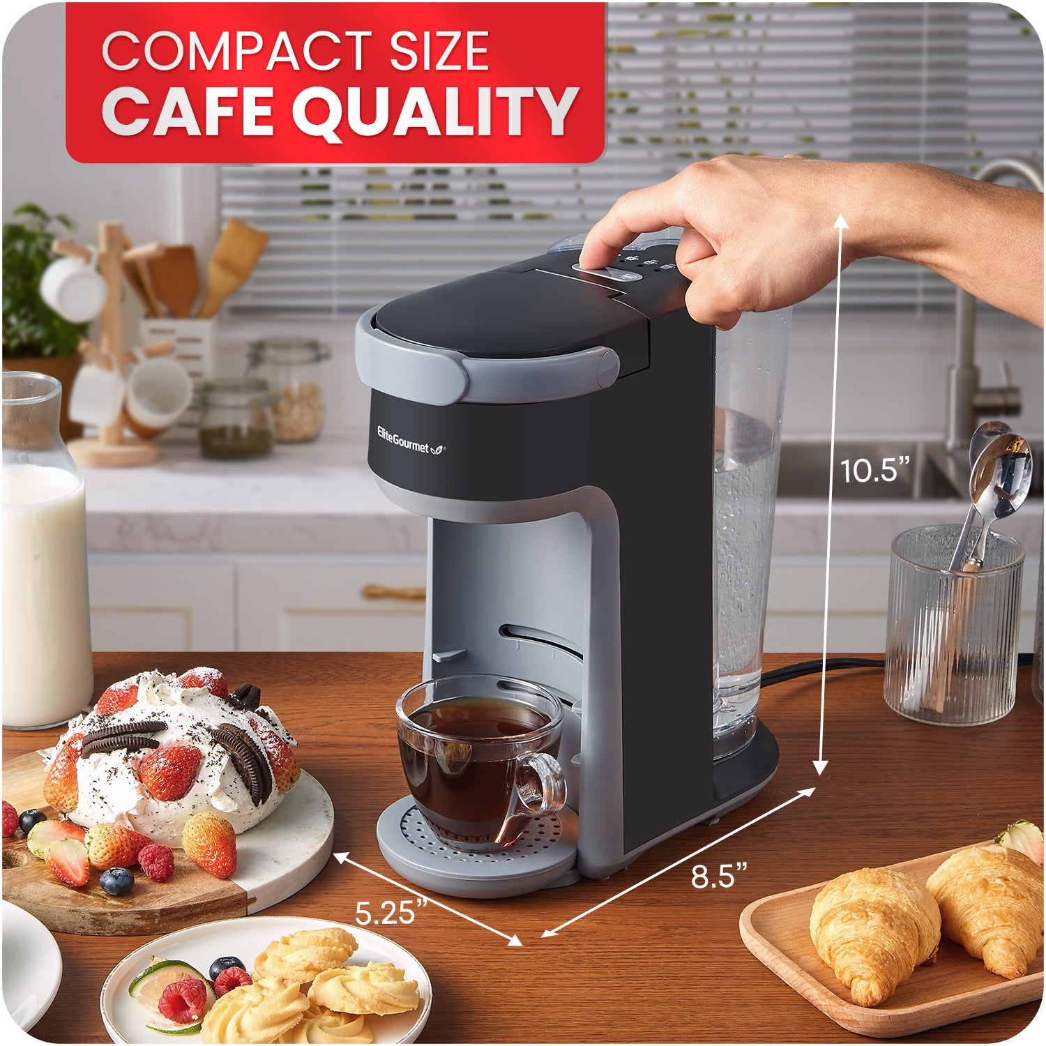 elite-gourmet-2-in-1-personal-kapsel-kaffeemaschine-k-cup image 3