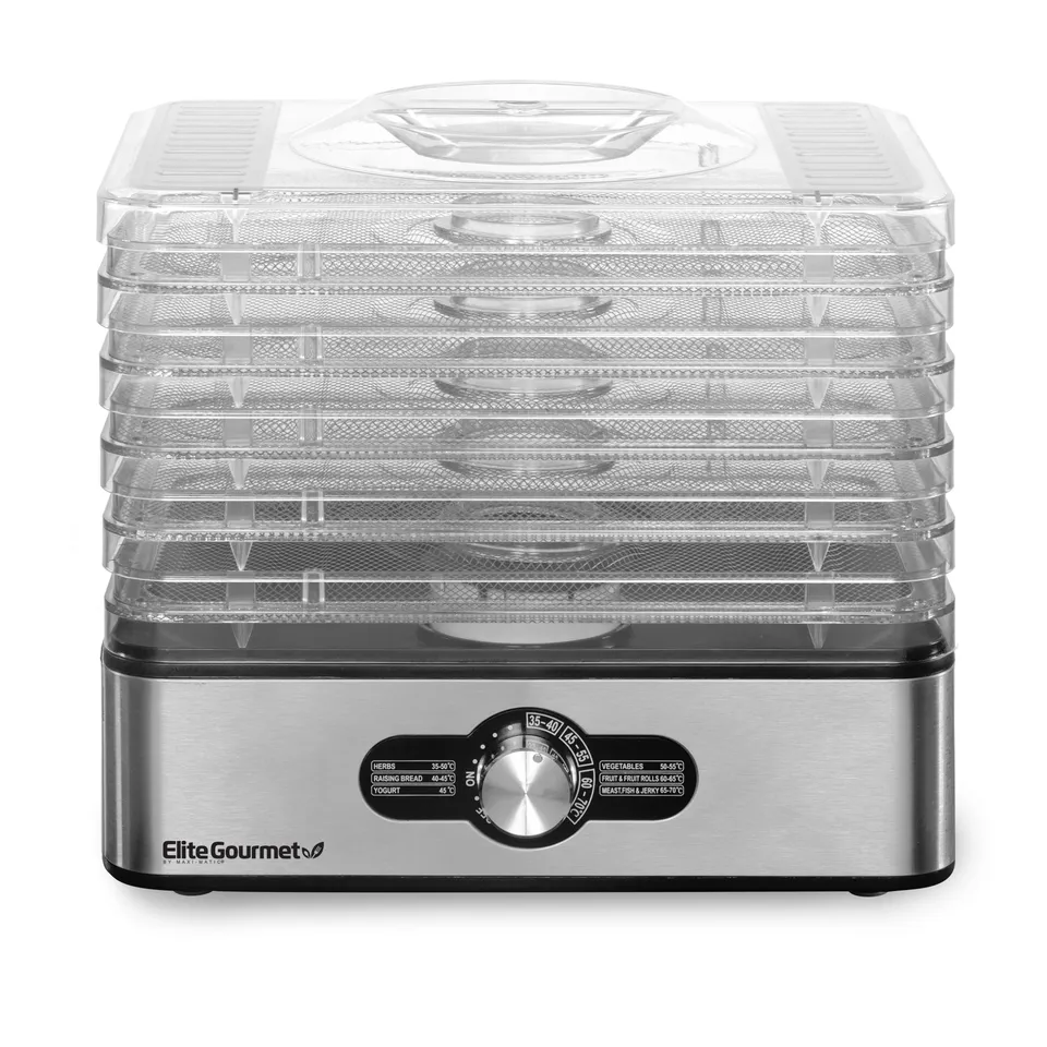 elite-gourmet-d-rrautomat-5-ebenen-edelstahl-einstellbar image 1