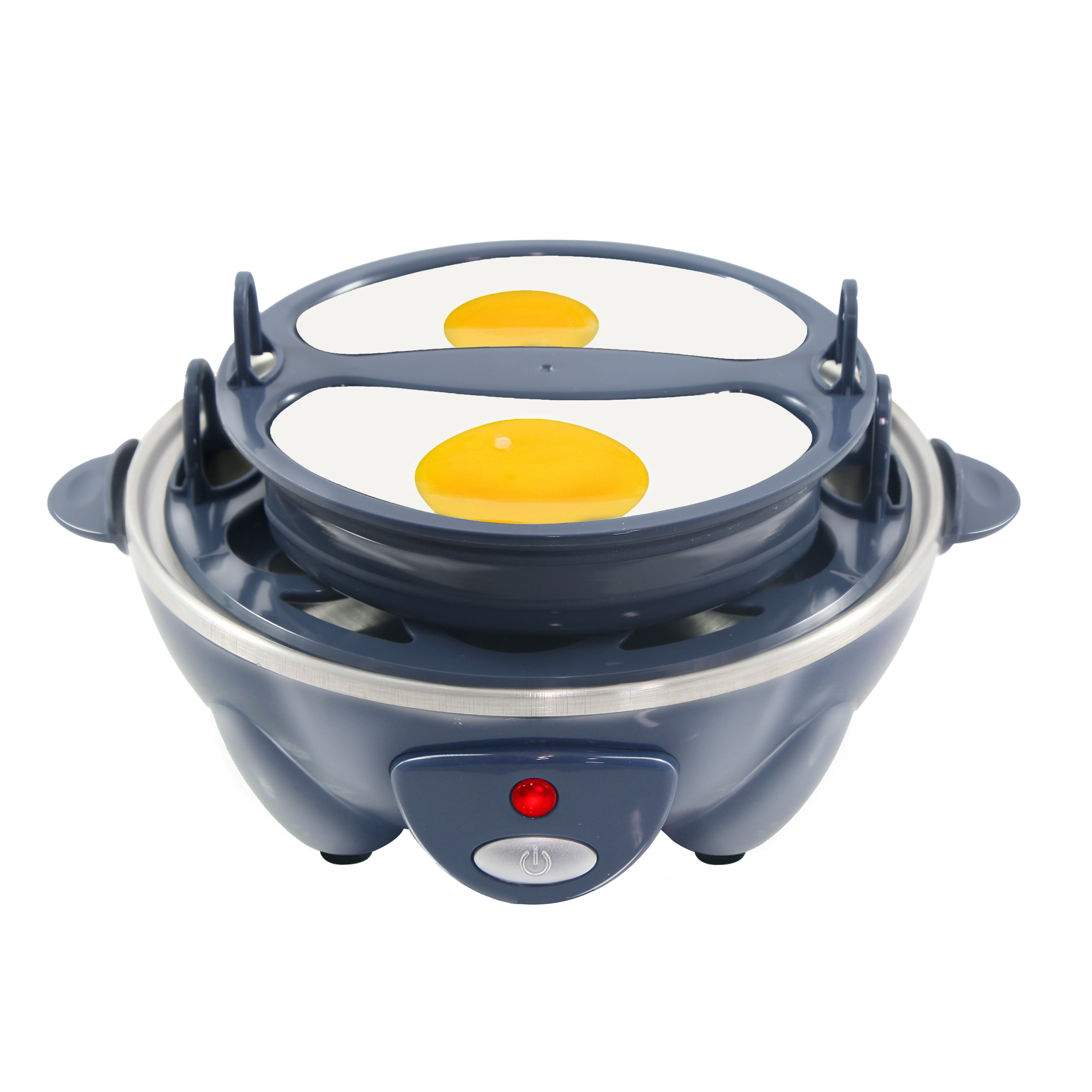 elite-gourmet-7-egg-eierkocher-blaugrau-7-eier image 2