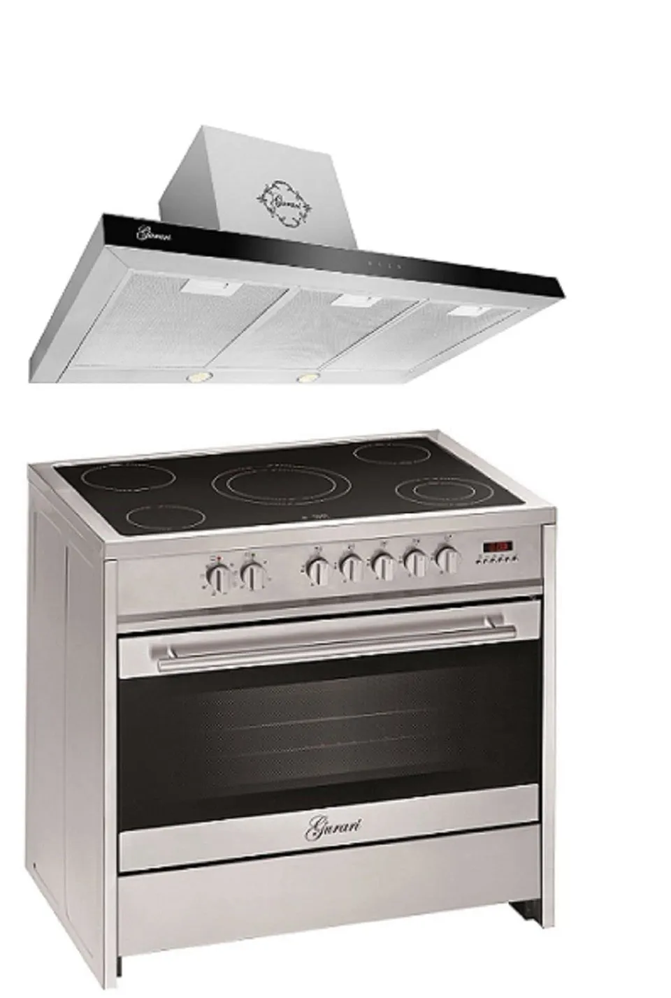 gurari-gch-e-912-x-herdset-90-cm-elektro-edelstahl-121-l image 1