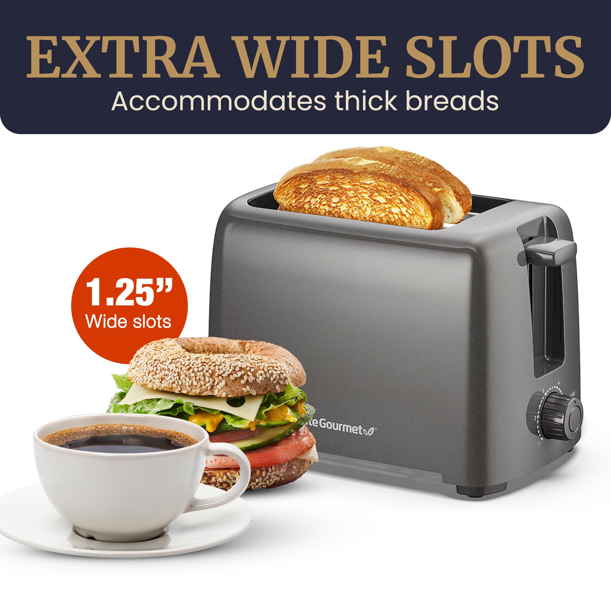 elite-gourmet-2-slice-cool-touch-toaster-2-scheiben-6-stufen image 7