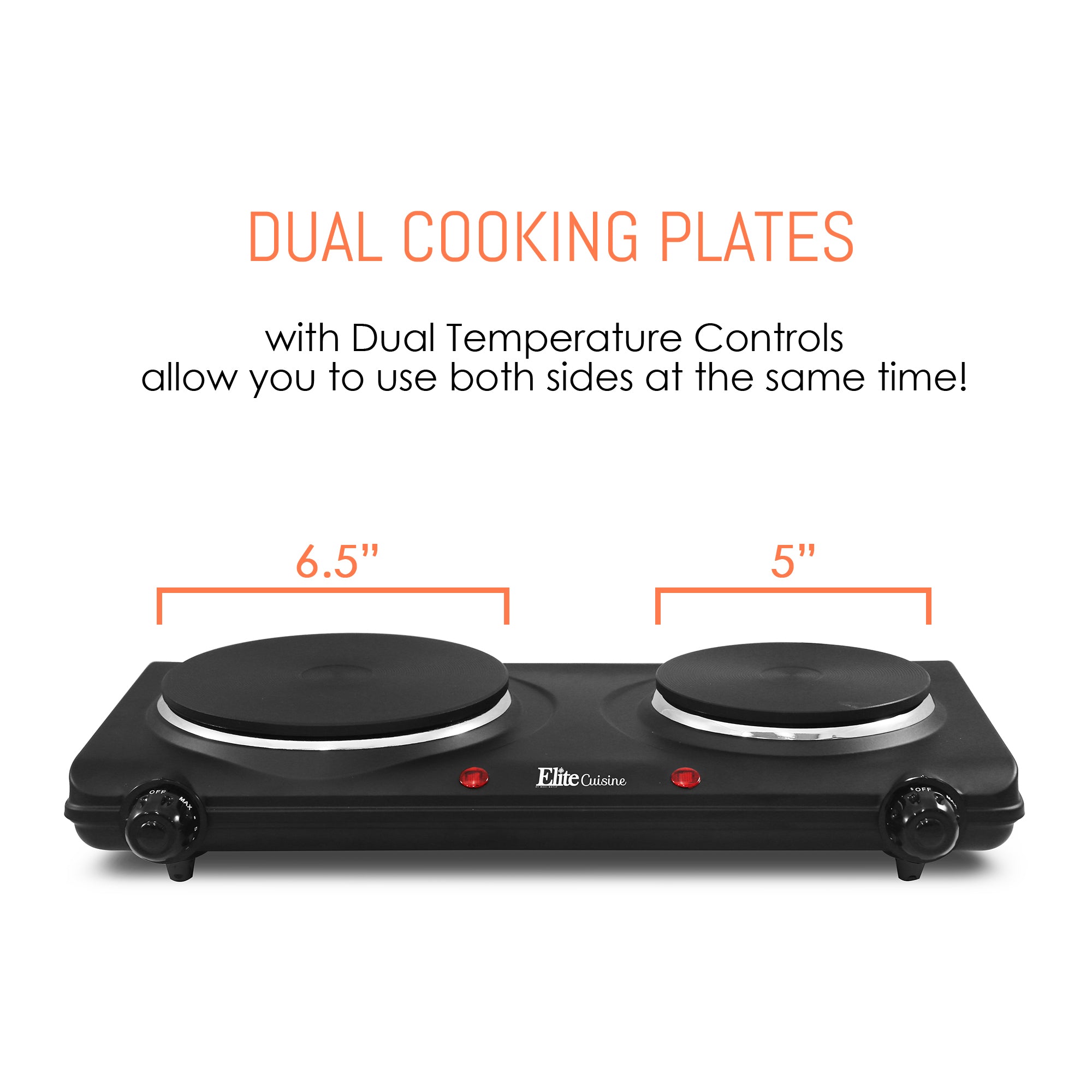 elite-gourmet-doppel-kochplatte-elektroherd-2-platten-1500-w image 6