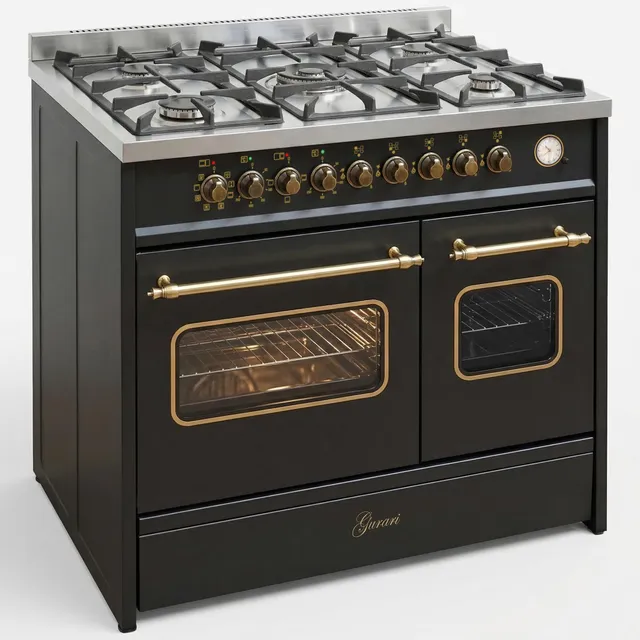 gurari-gch-e-916-standherd-90-cm-gas-elektro-89-l-schwarz image 1
