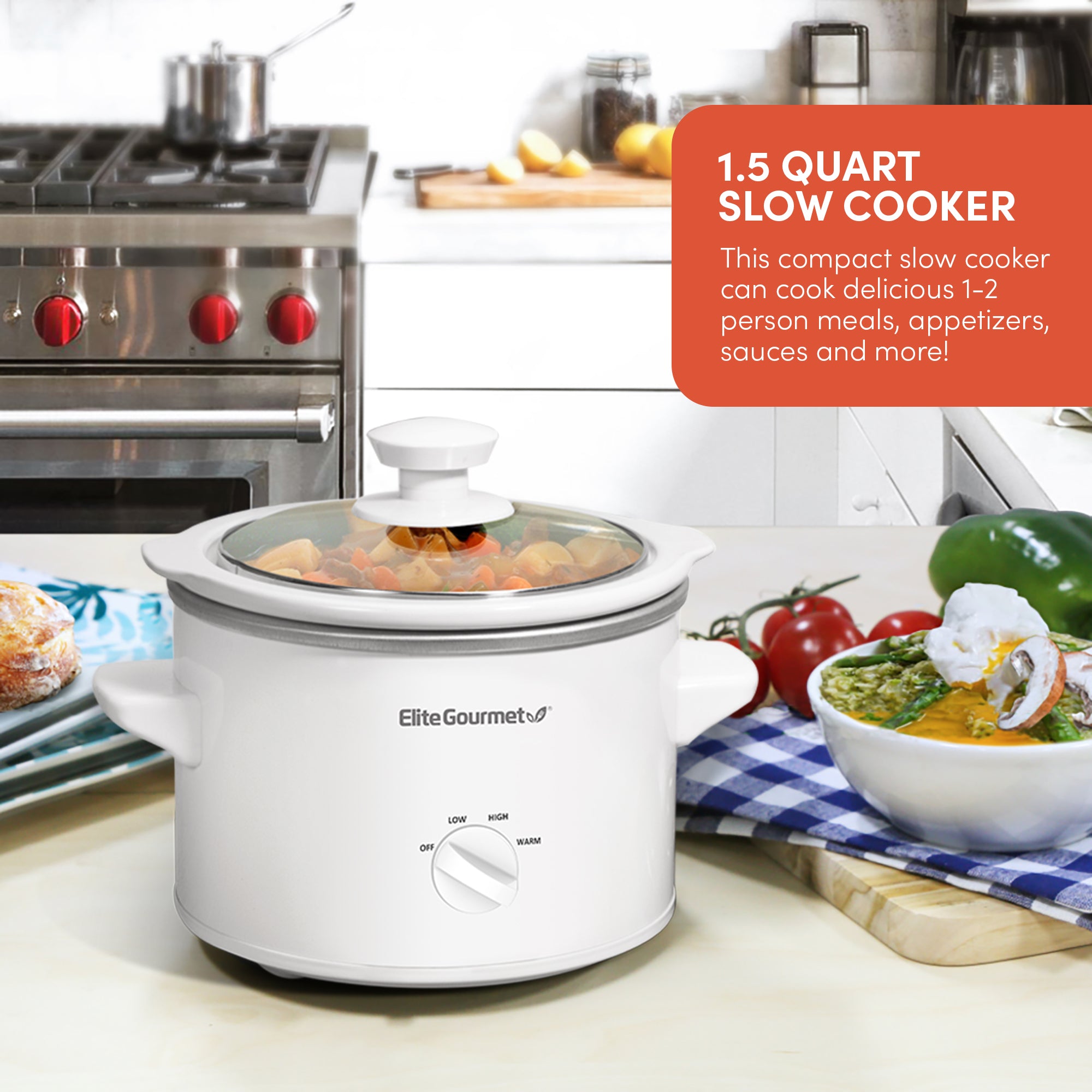 elite-gourmet-slow-cookers-1-5qt-slow-cooker-wei-mit-glasdeckel image 4