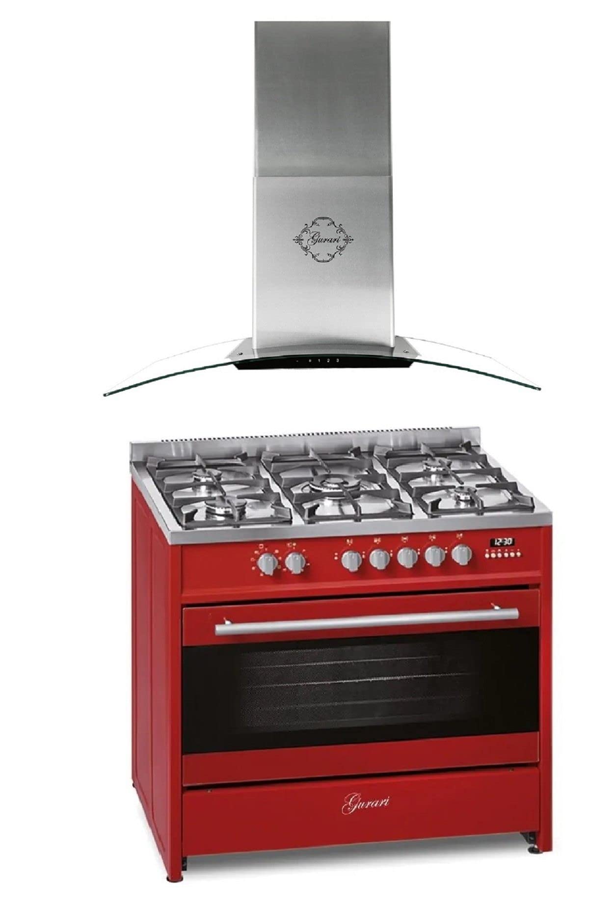 gurari-gch-e-911-r-standherd-set-90-cm-edelstahl-mit-haube image 1