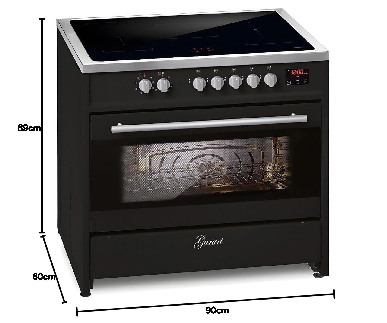 gurari-gch-e-913-bl-induktions-standherd-90cm-schwarz-121l-2 image 8