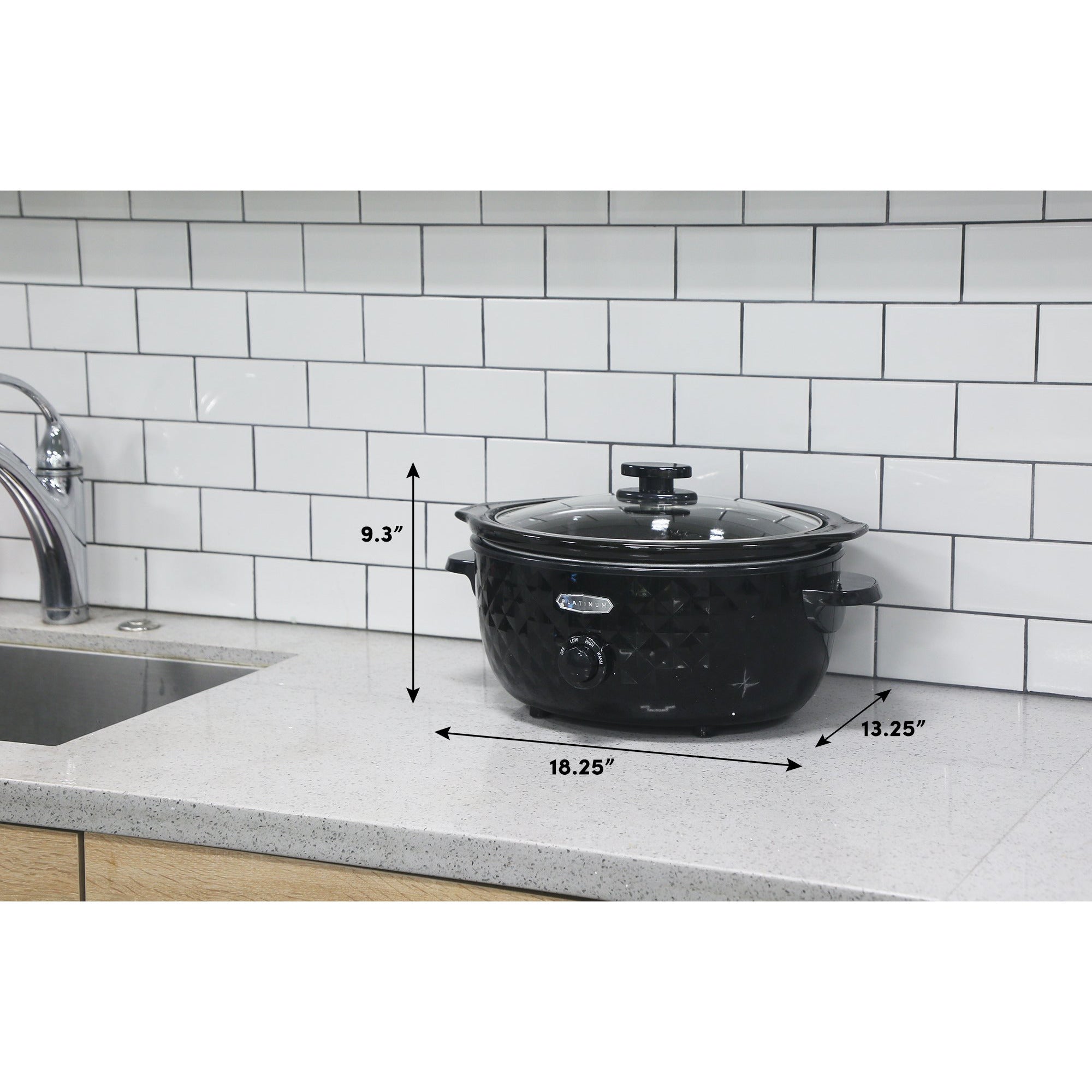 elite-gourmet-slow-cooker-6-qt-oval-schwarz-keramik image 6