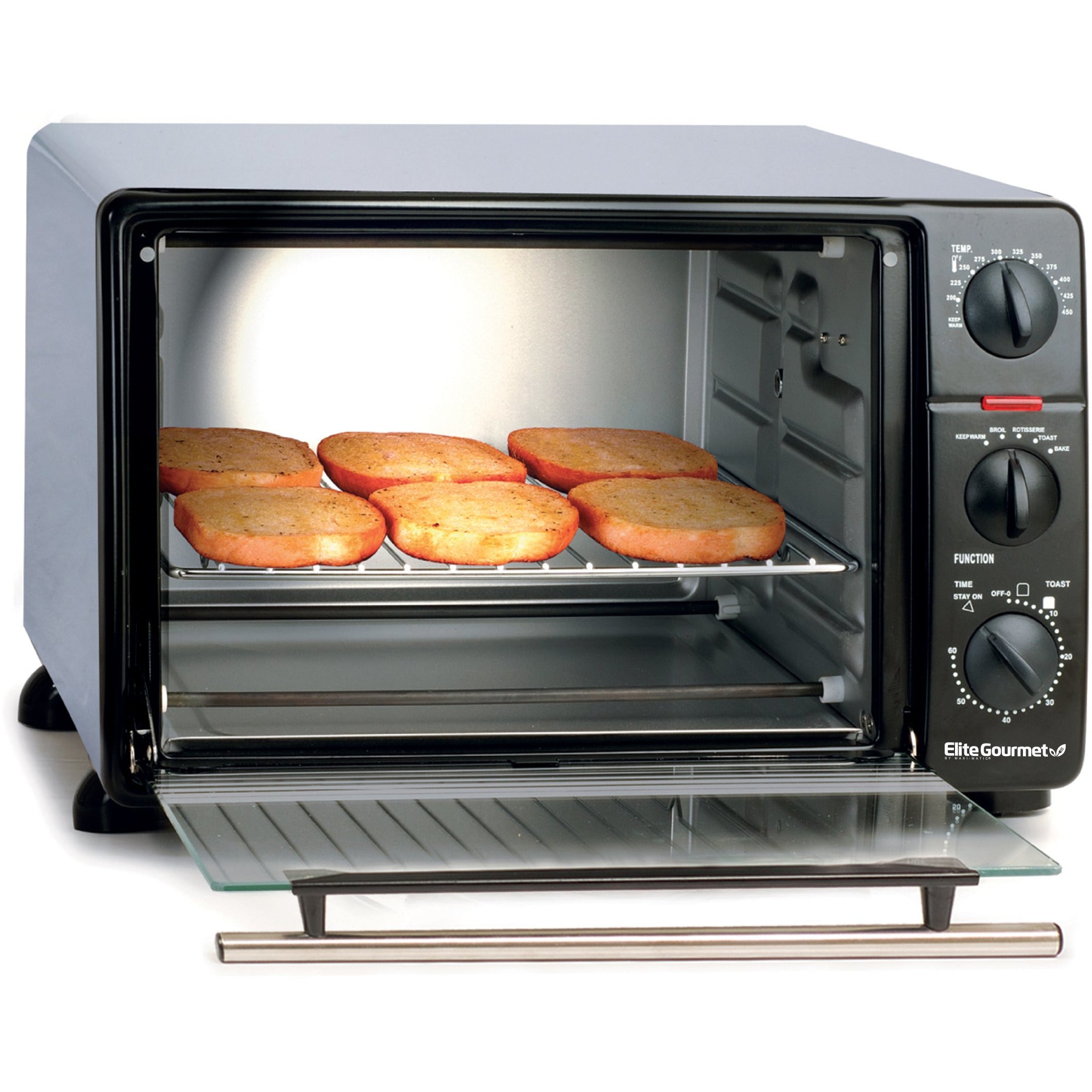 elite-gourmet-toaster-oven-minibackofen-23l-rotisserie-1500w image 5