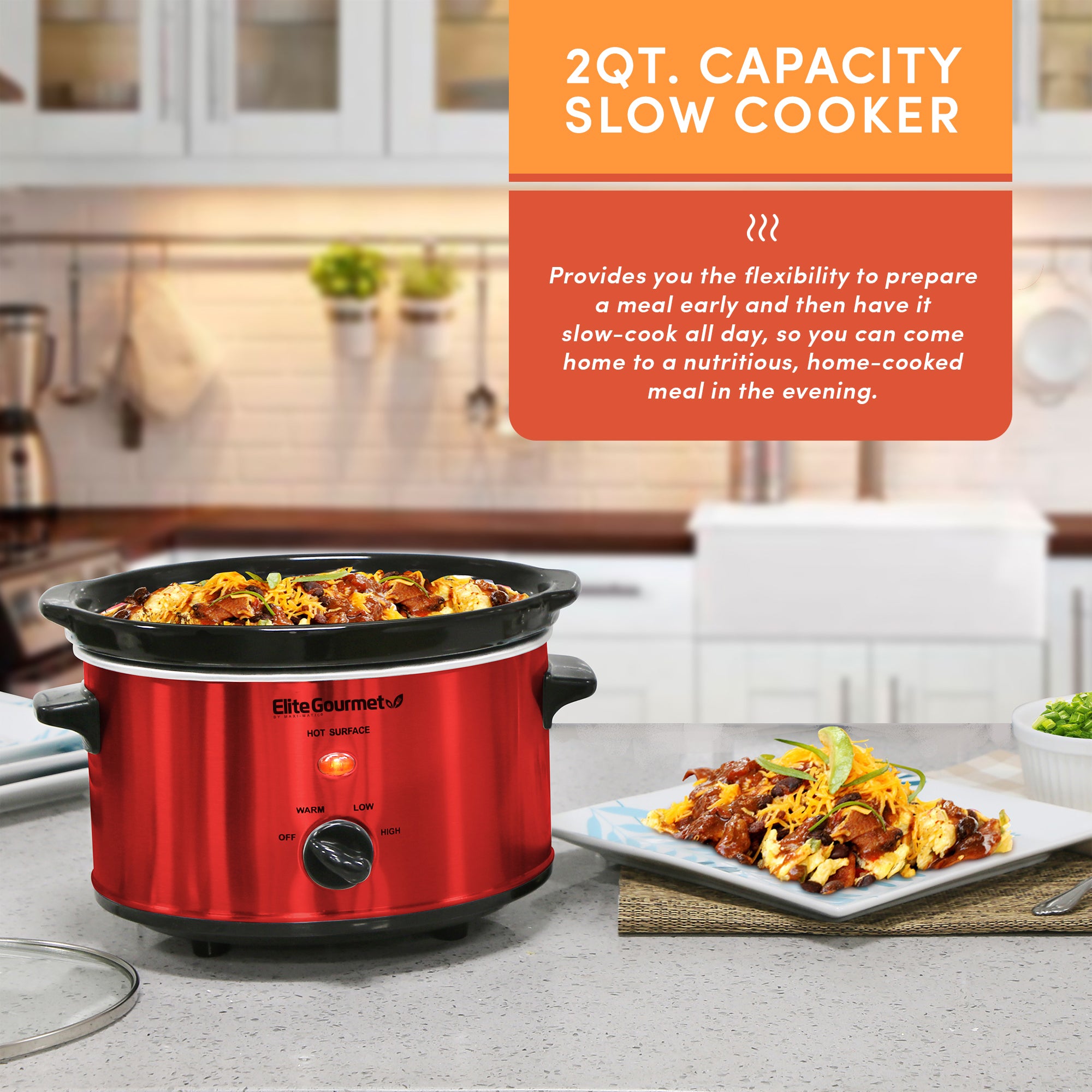 elite-gourmet-slow-cookers-2-qt-schongarer-metallic-red image 3