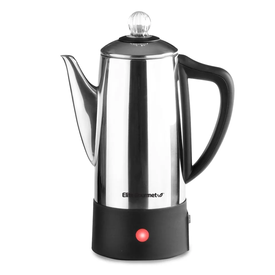 elite-gourmet-coffee-makers-6-cup-perkolator-kaffeemaschine-edelstahl image 1