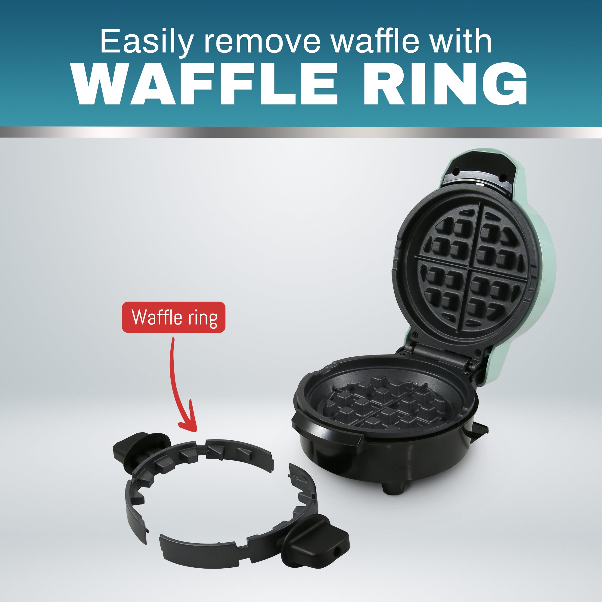 elite-gourmet-waffeleisen-5-zoll-jumbo-1-5-zoll-dick image 2