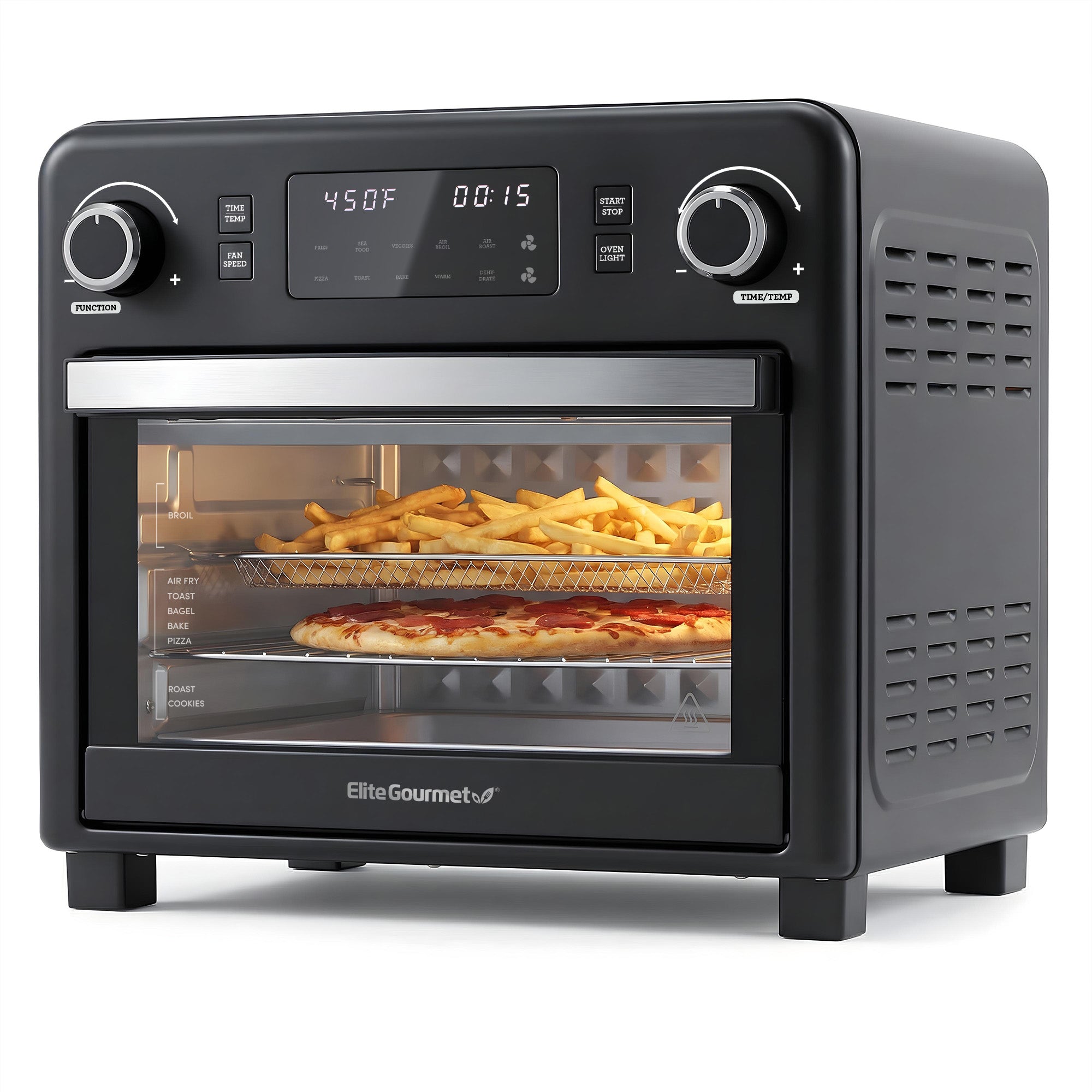 elite-gourmet-heissluftfritteuse-23l-ofen-10-in-1 image 1