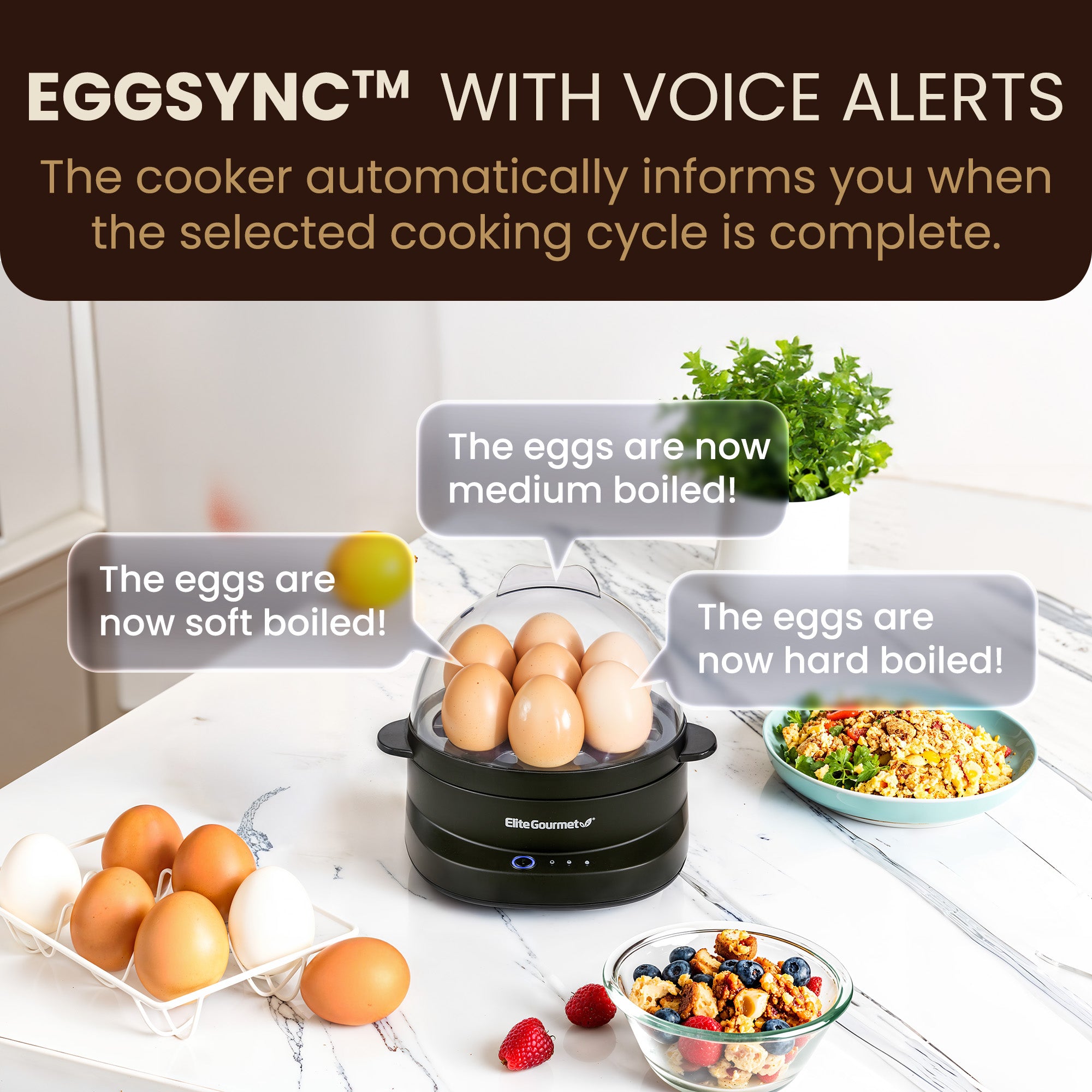elite-gourmet-egg-cookers-7-eier-eierkocher-mit-sprachansage image 2