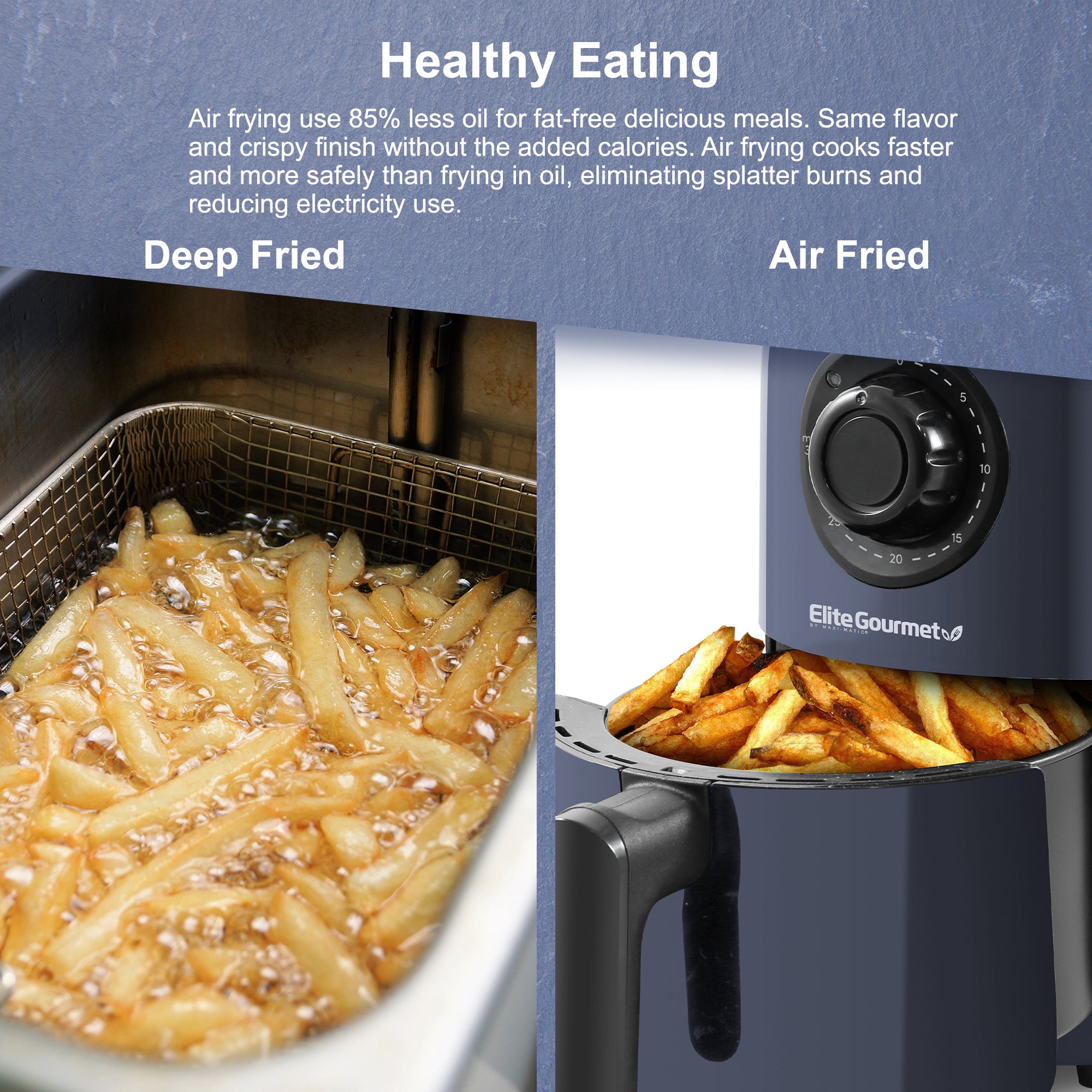 elite-gourmet-hei-luftfritteuse-1-1qt-single-1000w image 3