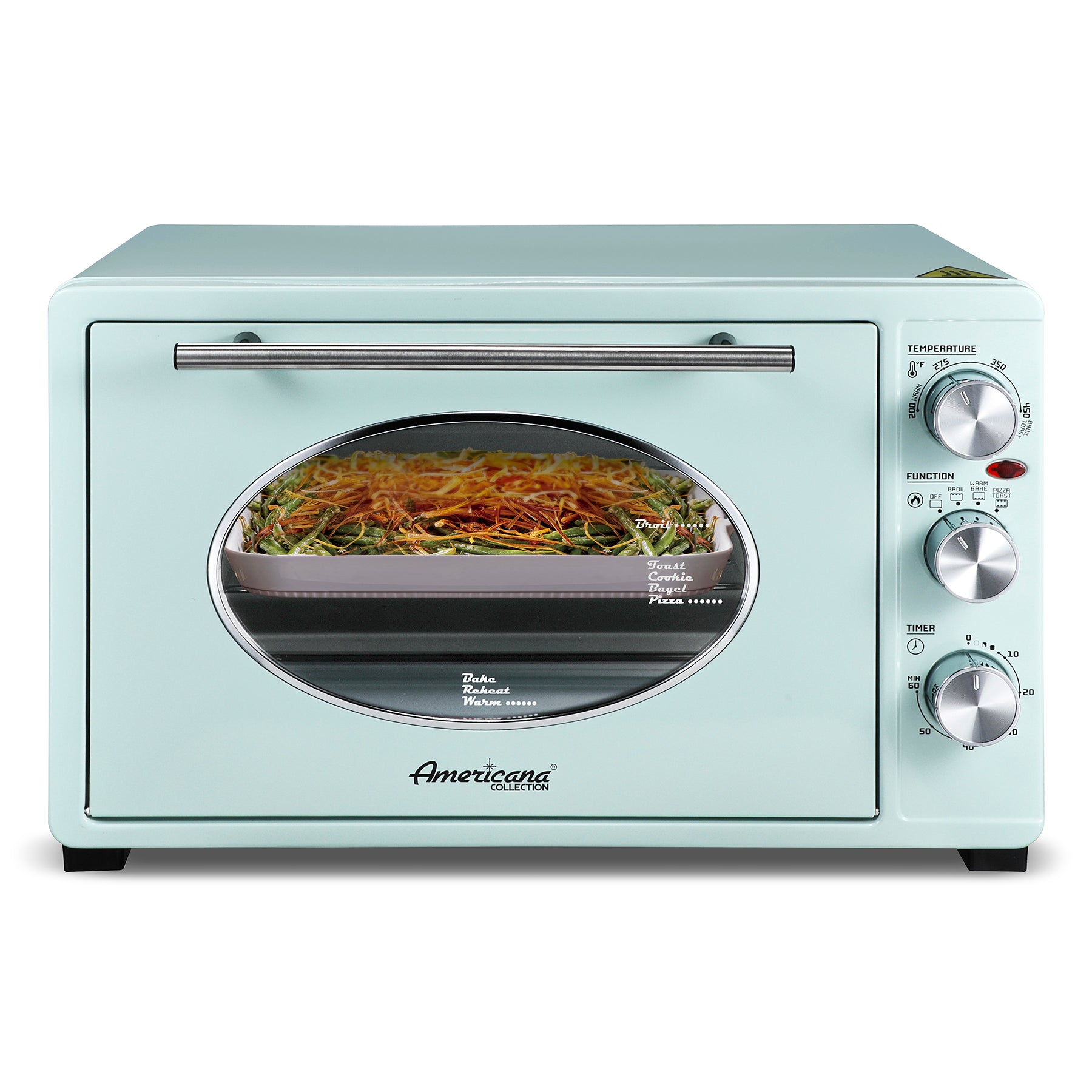 elite-gourmet-retro-mini-backofen-8-slice-12-zoll-mint image 1